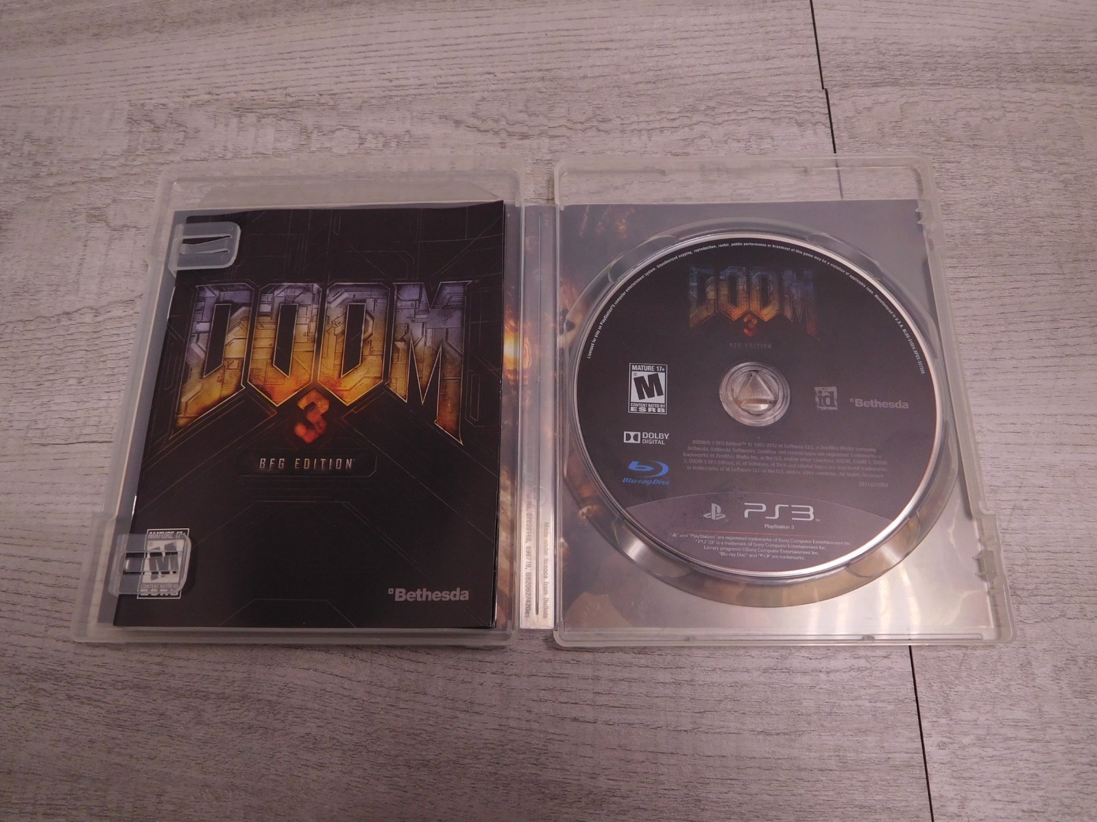Doom 3 BFG Edition 2012 Sony Playstation 3 PS3 CIB Complete Video Game