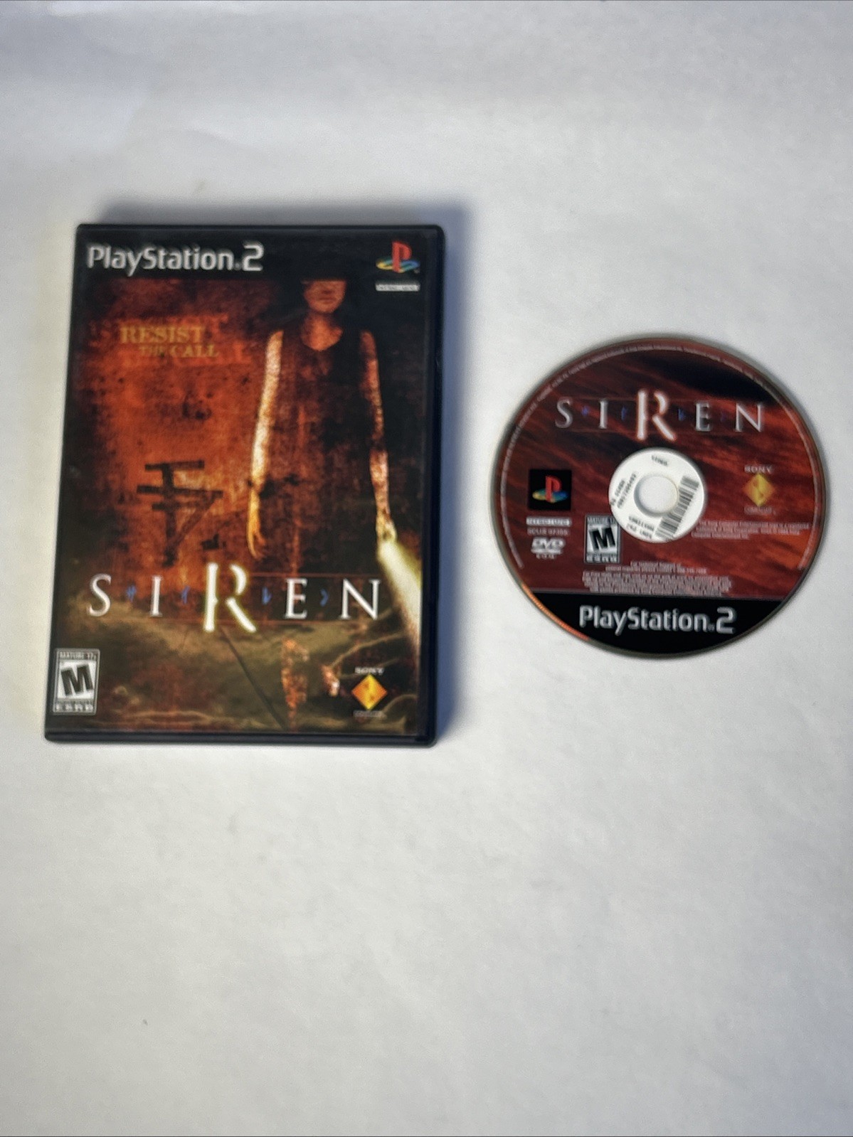 Siren Resist The Call Sony PlayStation 2 PS2 Game Disc & Case Horror