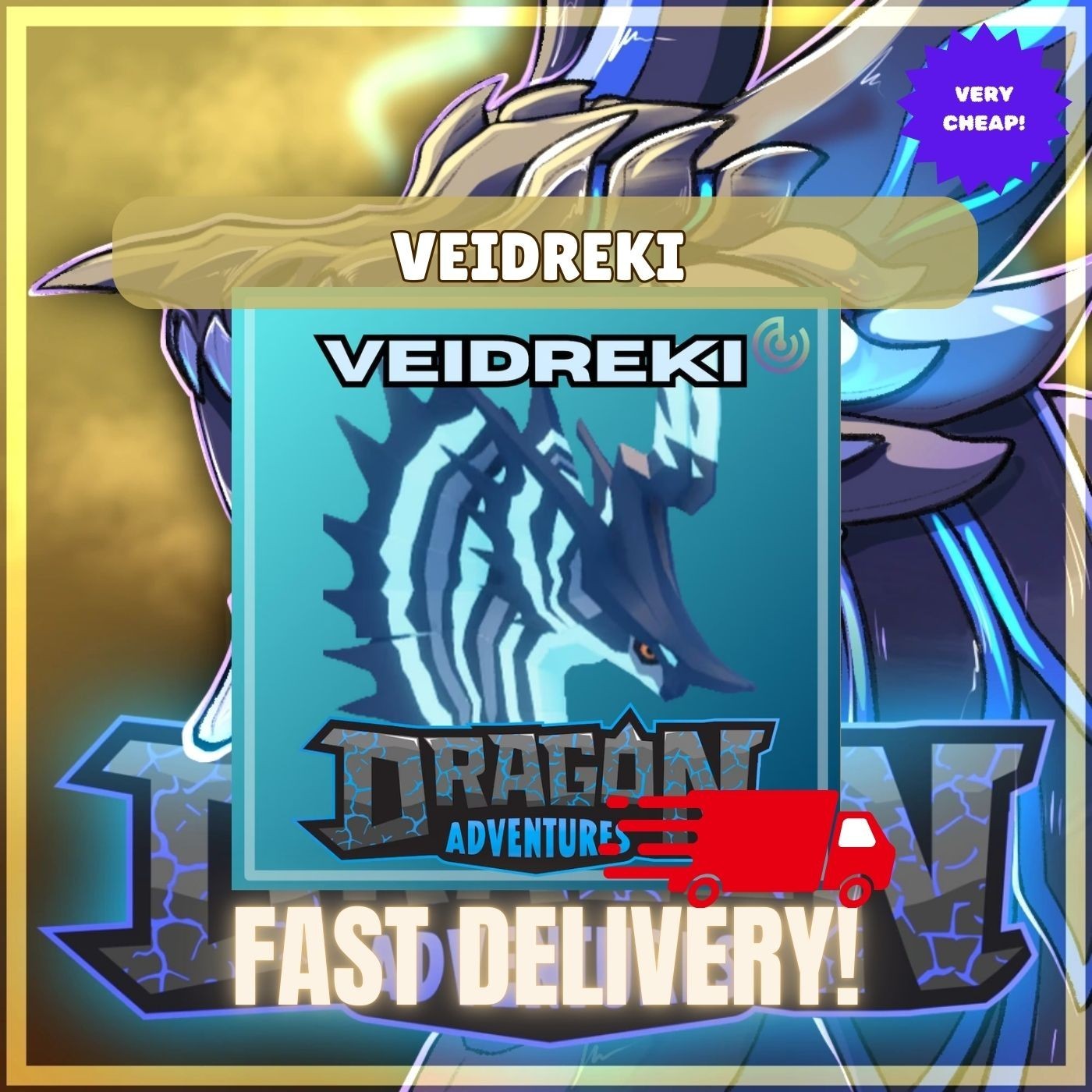 RANDOM VEIDREKI – Dragon Adventures D.A – CHEAPEST – LIMITED OFFER!