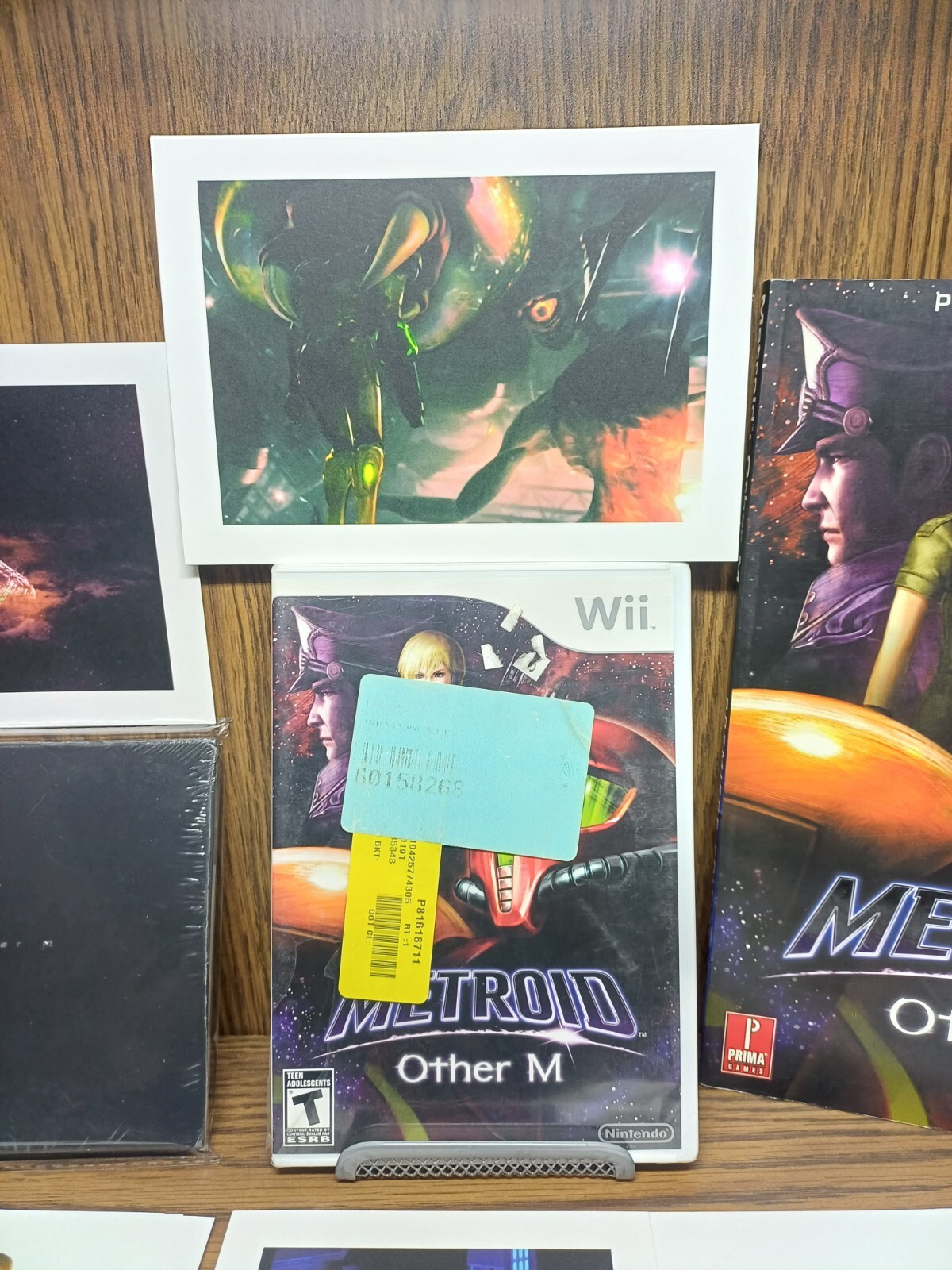 Metroid: Other M (Nintendo Wii, 2010) Bundle Set Guide, 2x Art Folio Brand New