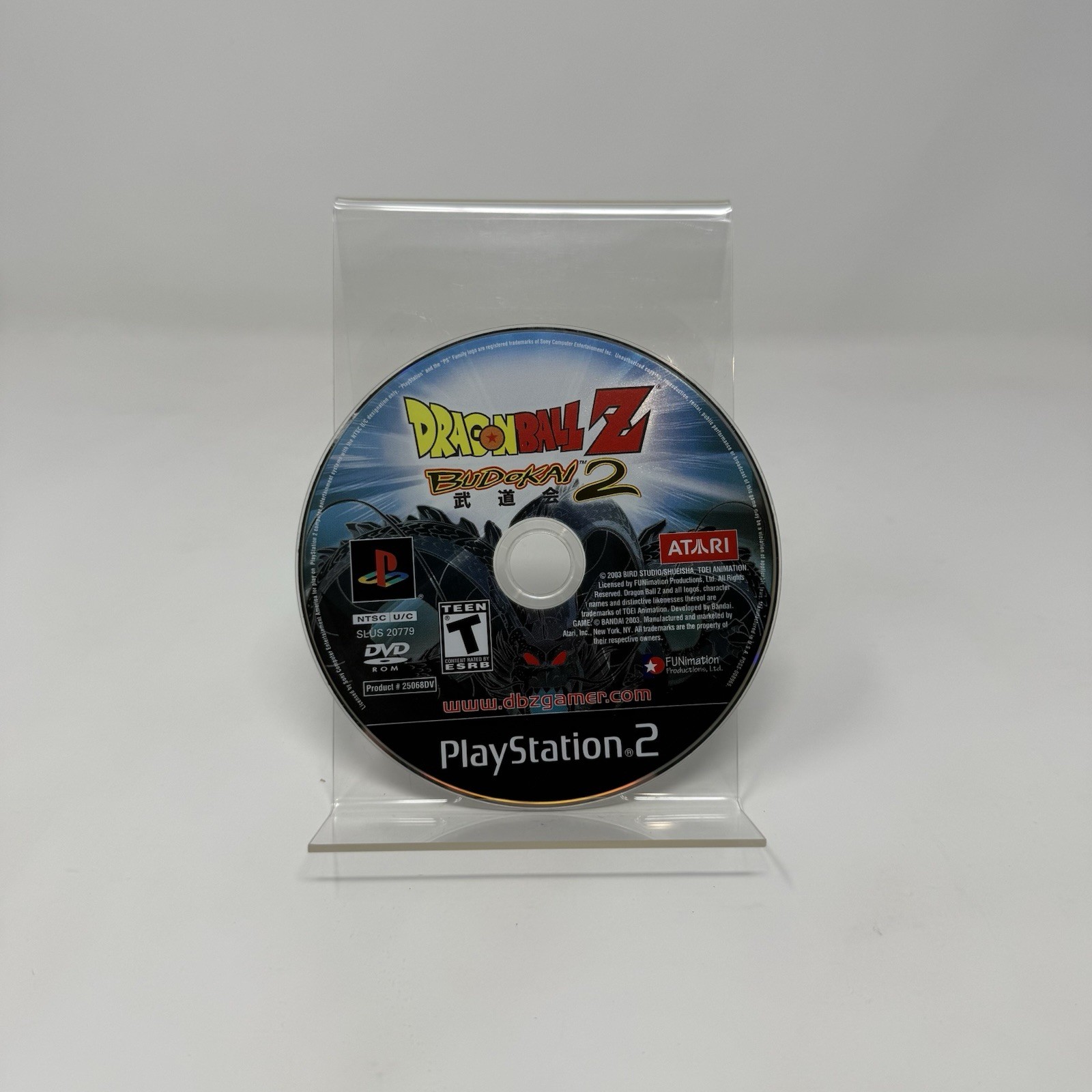 Dragon Ball z Budokai 2 PlayStation 2 PS2: Working Disc only Tested Works