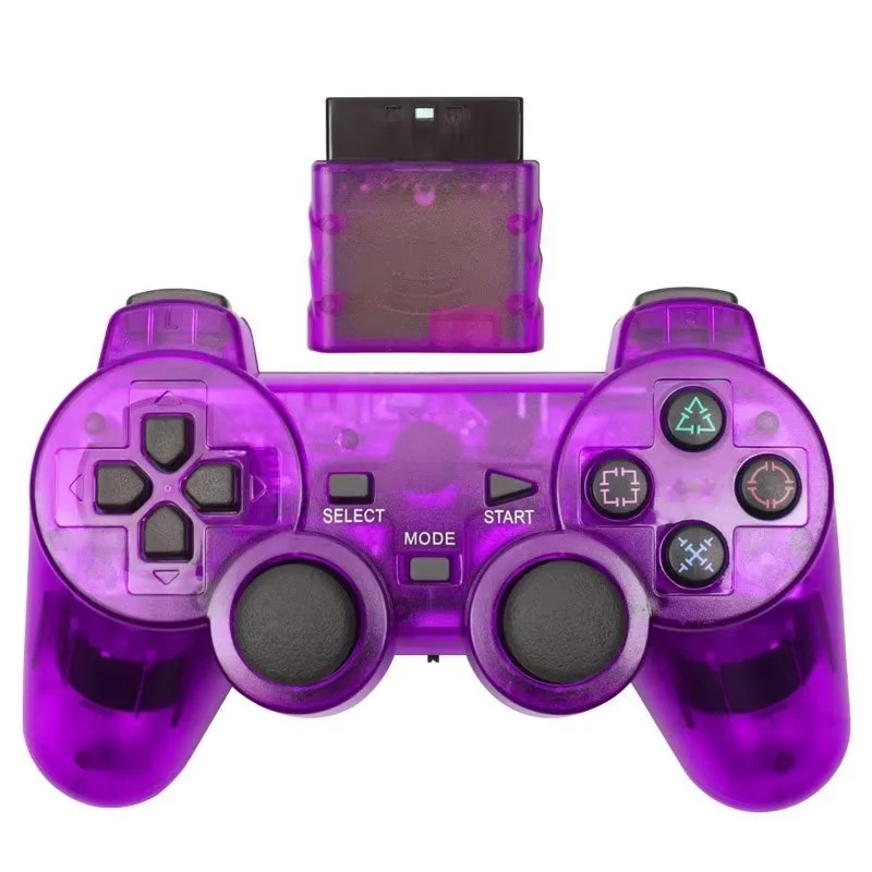 Wireless PS2 PS1 Gamepad Controller Dual Vibration USB PC Compatible Joystick