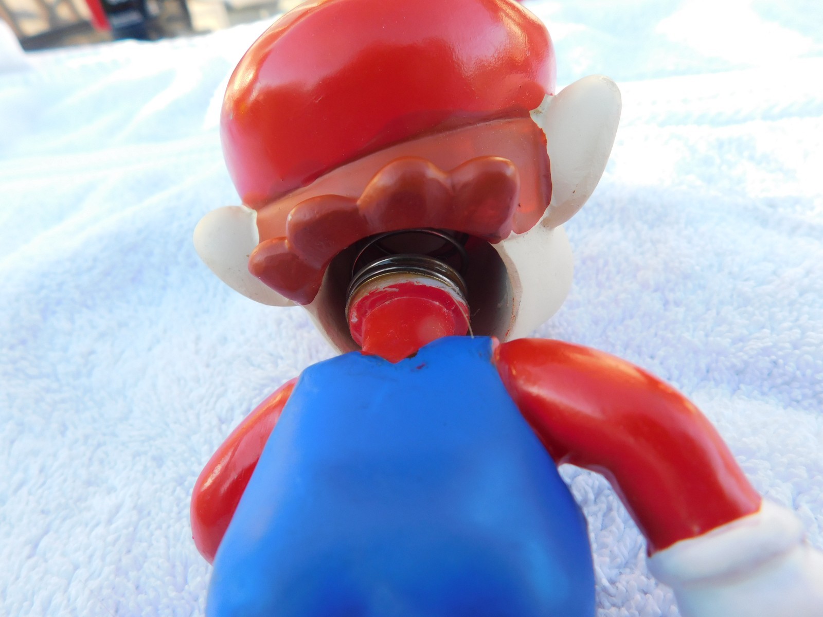 2001 BD&A Nintendo Vintage Bobblehead Mario, Rare, Mario Bros. Toysite