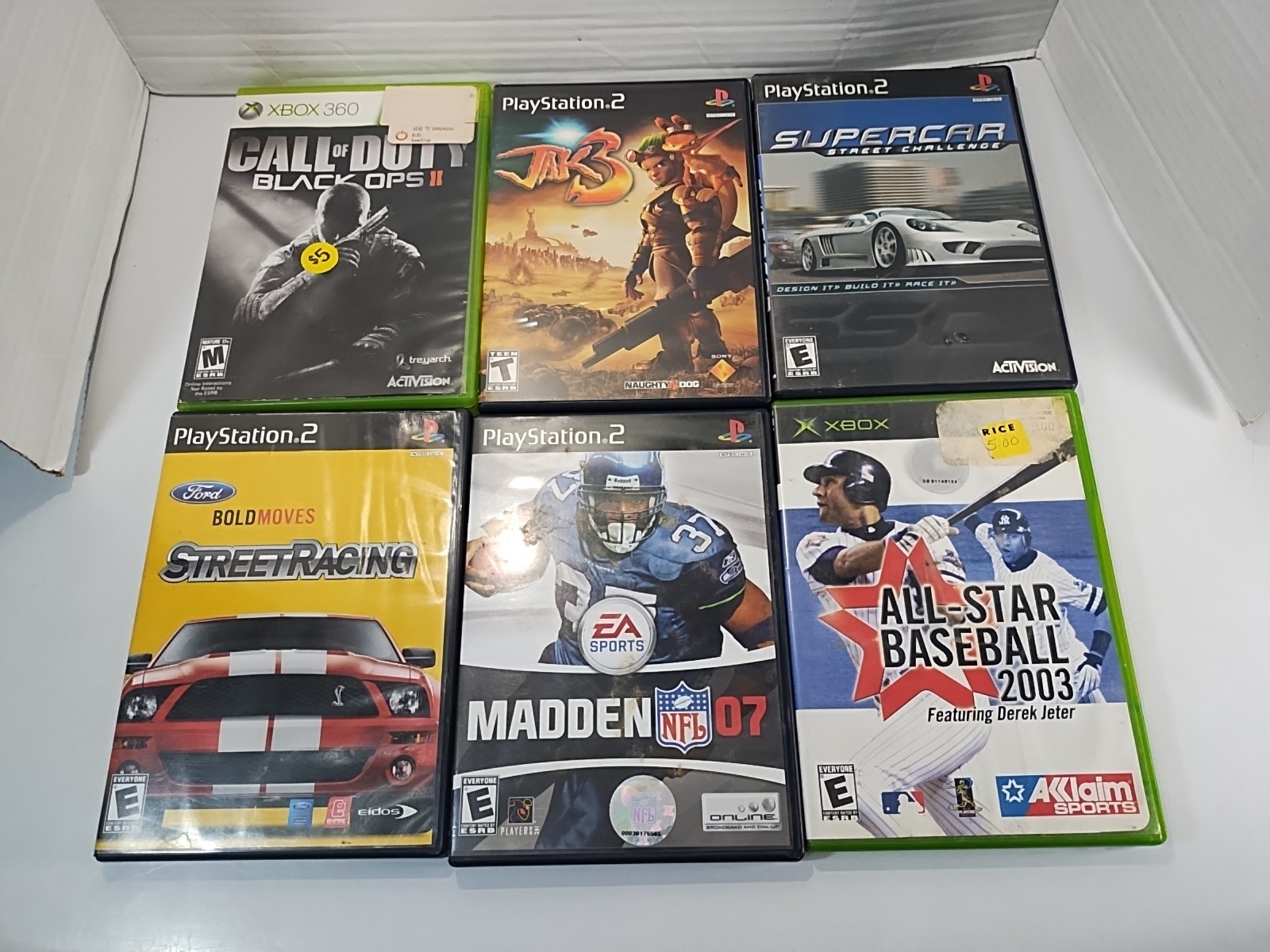 Assorted Lot of 40 Empty Game Cases & Manuals ~ Xbox PlayStation Nintendo Wii