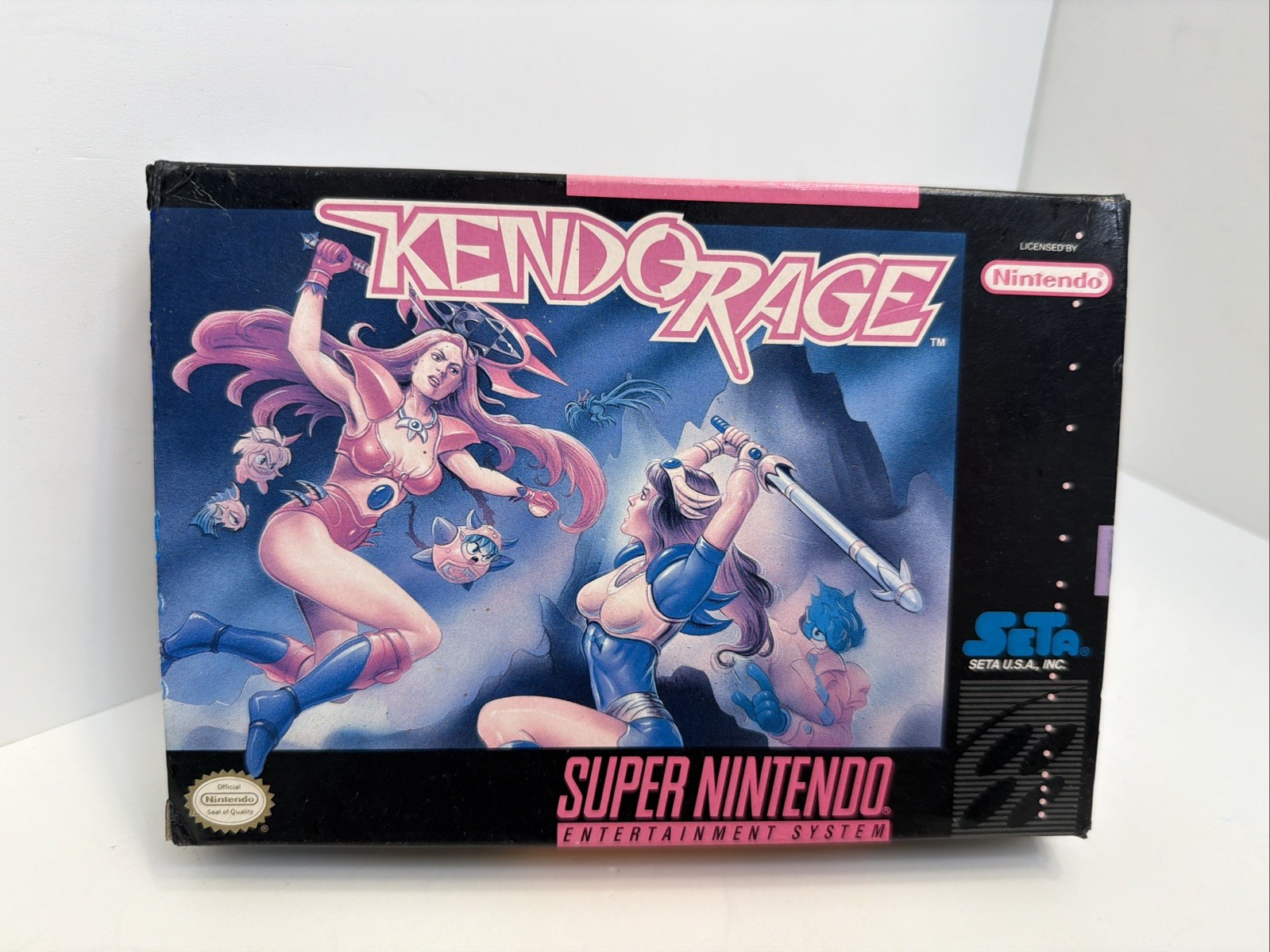 Kendo Rage SNES Super Nintendo Game CIB Complete VGC +Poster!