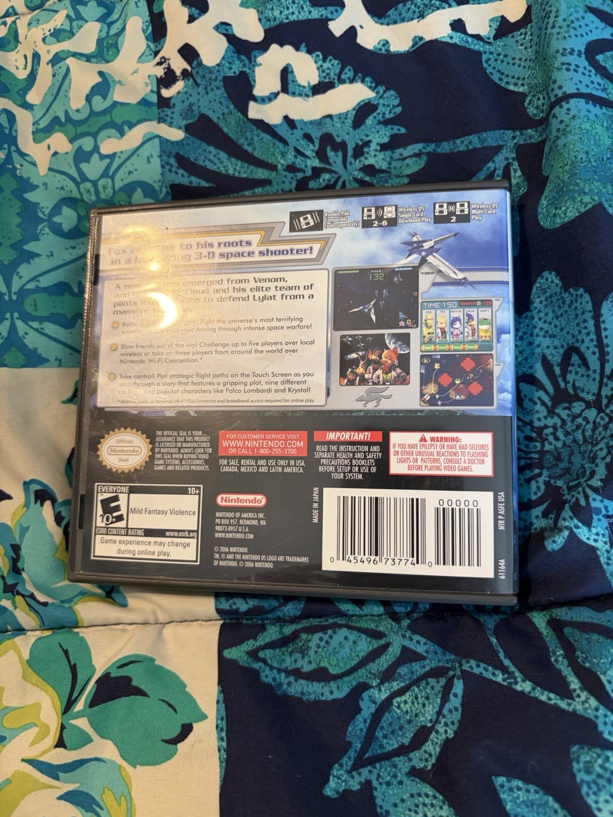 Star Fox Command Nintendo DS Complete CIB w/ Manual And Inserts