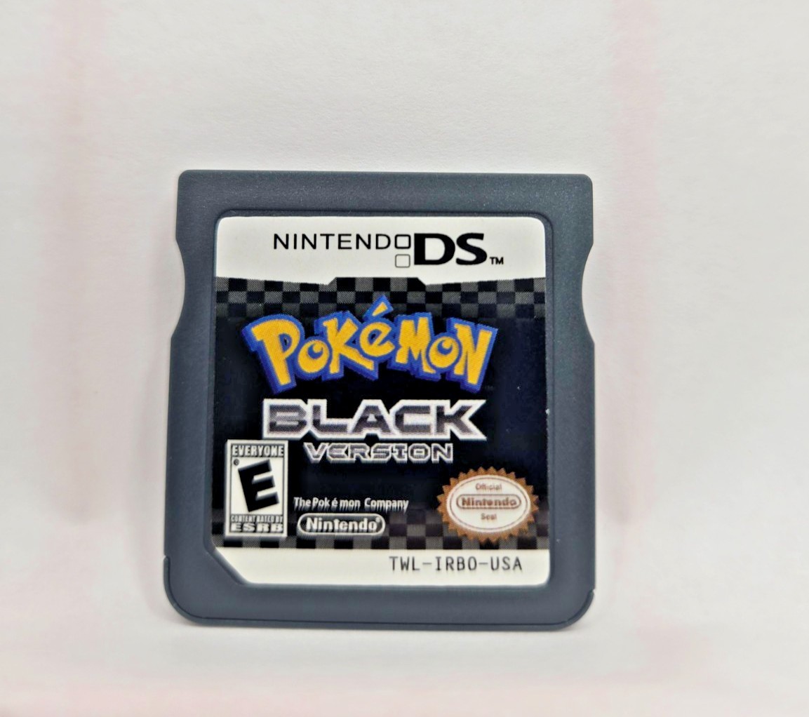 Pokémon Black Version for Nintendo DS Classic RPG Adventure Game Cartridge Only