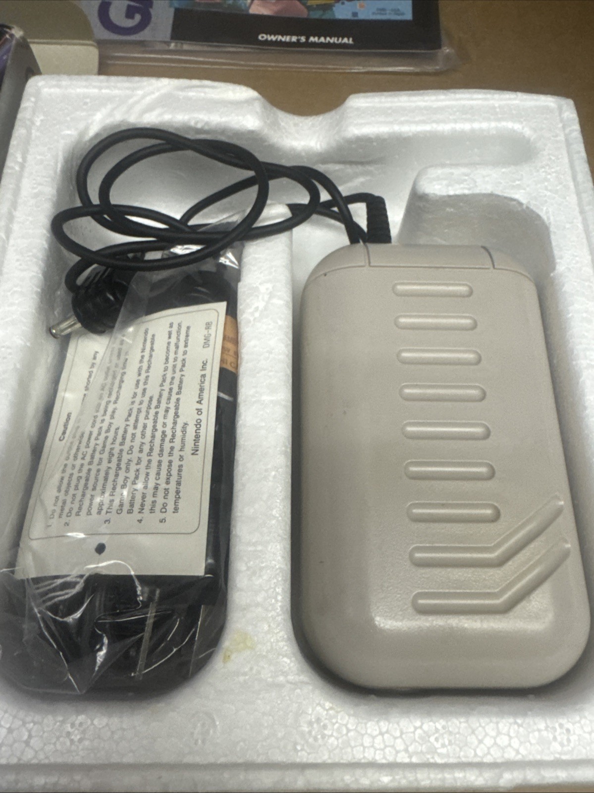Nintendo Game Boy Rechargeable Battery Pack /AC Adapter – CIB