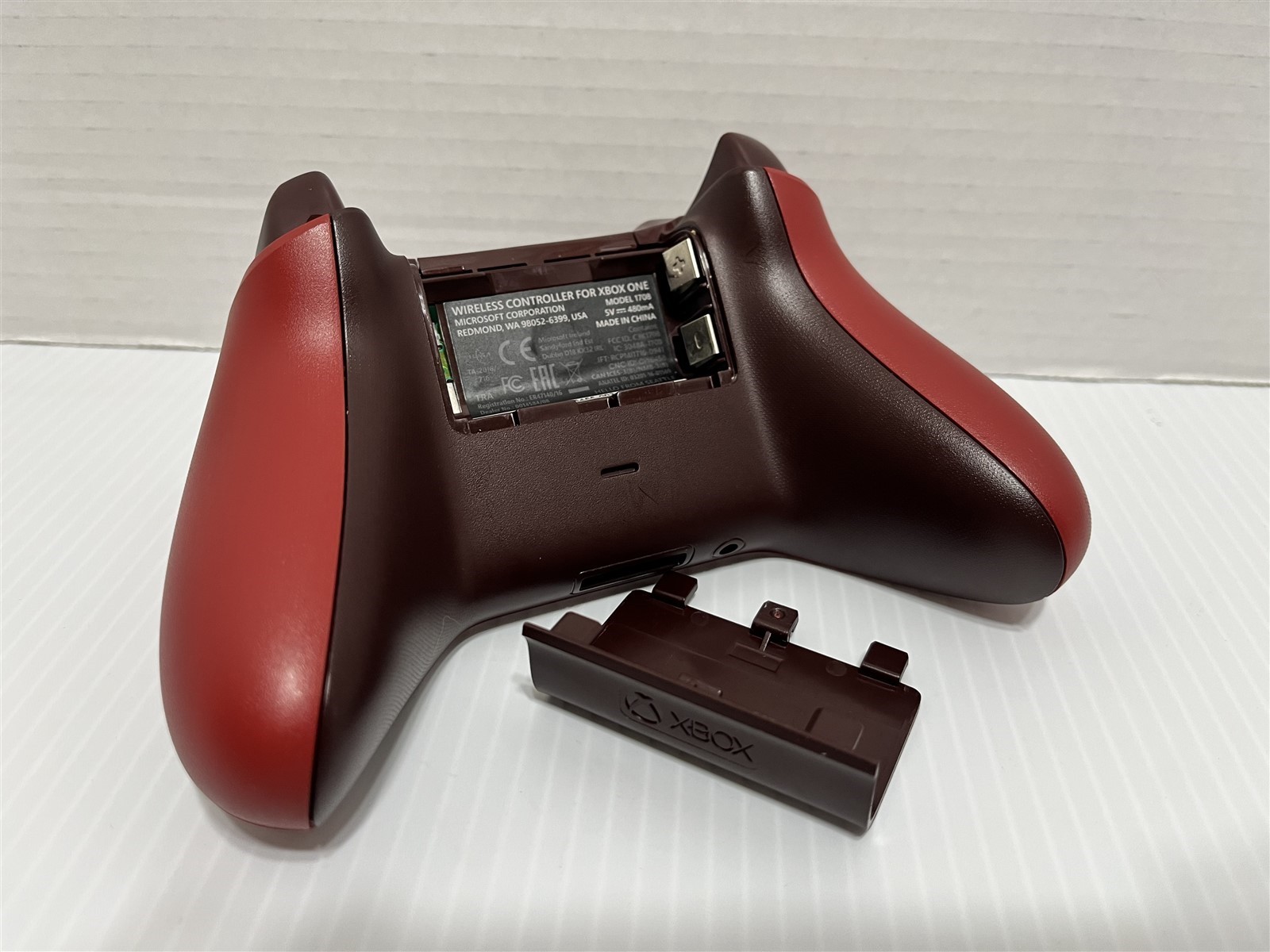 Genuine Microsoft Xbox ONE Wireless Controller Red – with headphone jack Tested