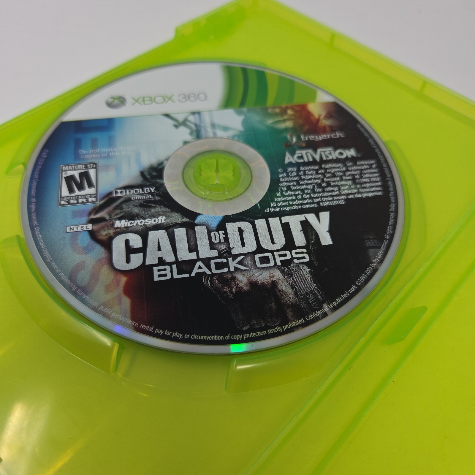 Call of Duty: Black Ops (Xbox 360, 2010) DISC ONLY With Generic Case