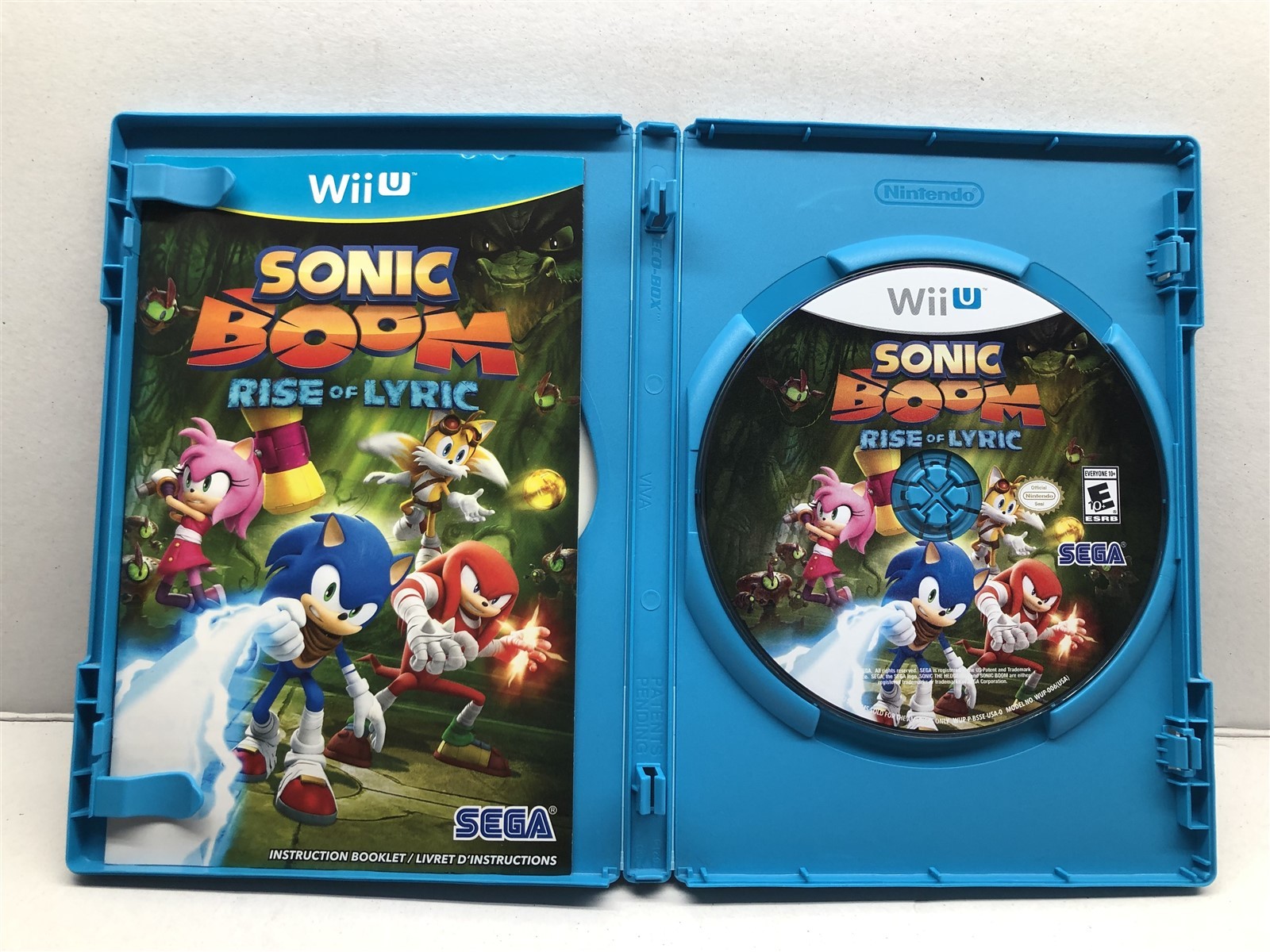 Sonic Boom: Rise of Lyric (Nintendo Wii U, 2014) Complete Tested Working