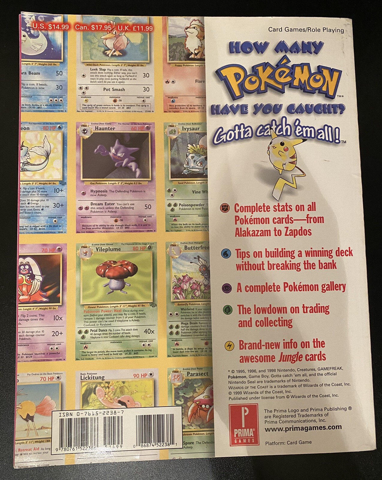 Primo’s Official Strategy Guide Pokemon Trading Card Game