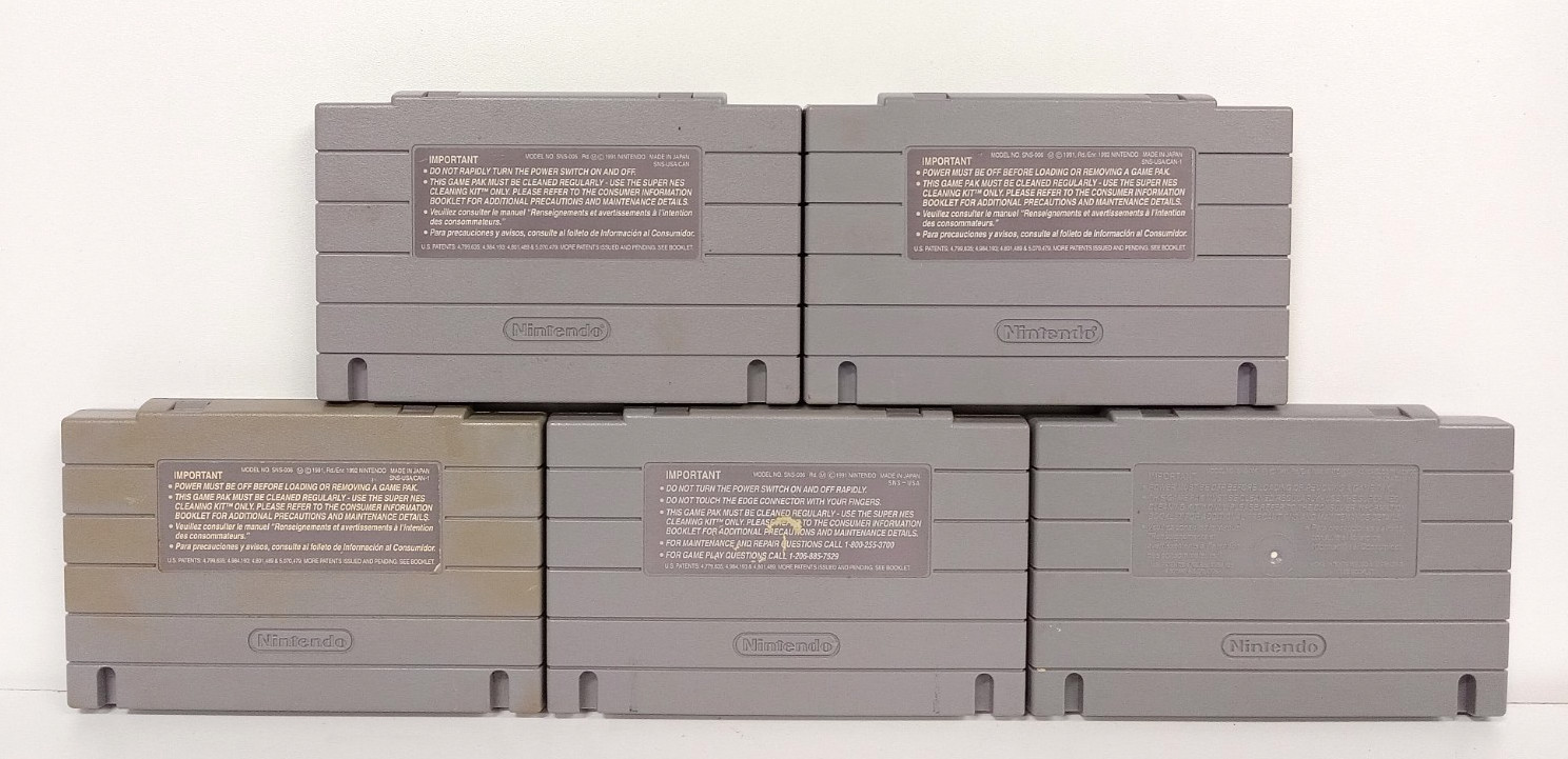 Used Nintendo SNES Console Bundle w/ 5 Games – Tested, Fully Functional! #4