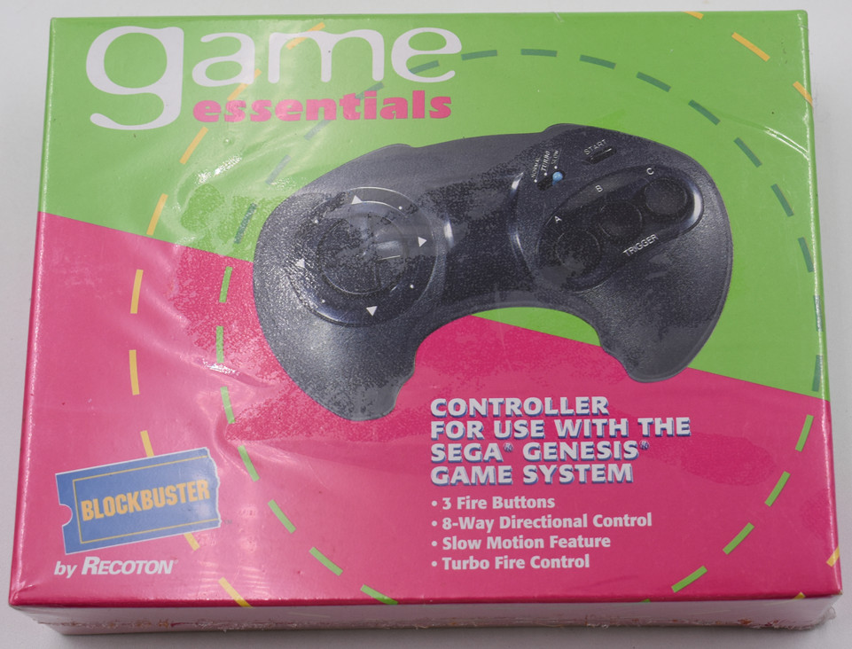 Vintage Game Essentials Sega Genesis Game Controller by Recoton 1996 Sealed