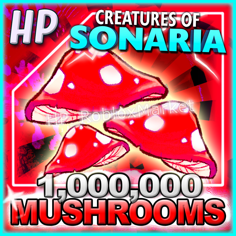 CREATURES OF SONARIA 🍄🍄🍄[ 1,000,000 Mushrooms / MUSH]⚡FASTEST DELIVERY • COS⚡