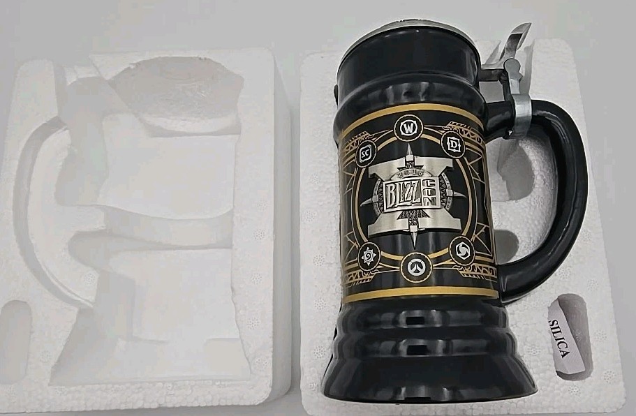 Blizzard Entertainment – Blizzcon 2016 – 10th Anniversary Collectible Stein New