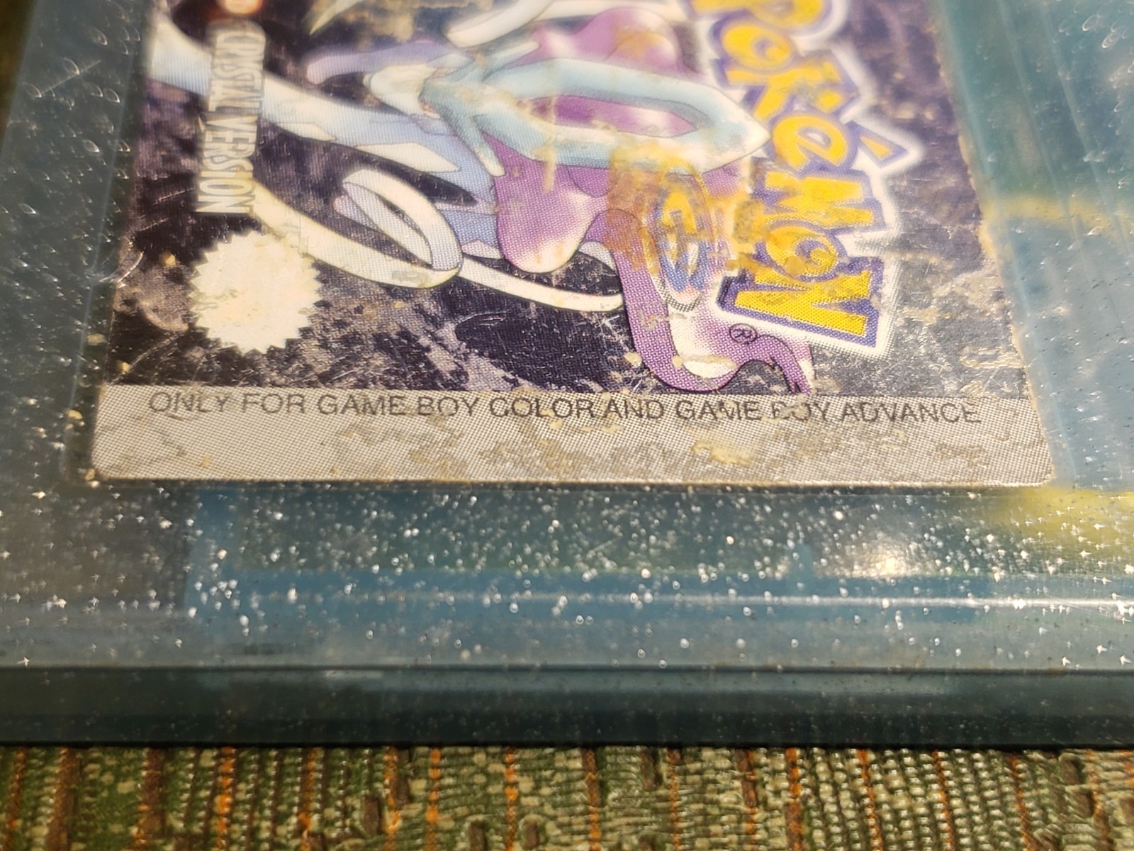 Pokemon: Crystal Version Game Boy Color 2001 AS-IS For Parts/REPAIR CGB-BYTE-USA