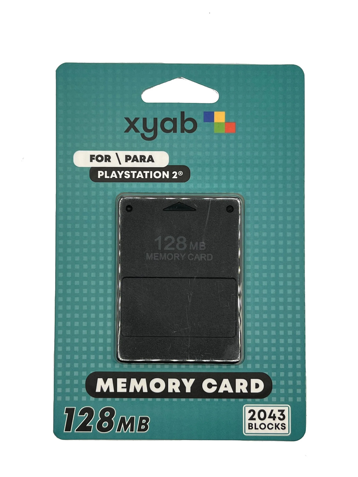 128MB Memory Card for PlayStation 2 [Black] – PS2 Save Data / Game Storage (New)