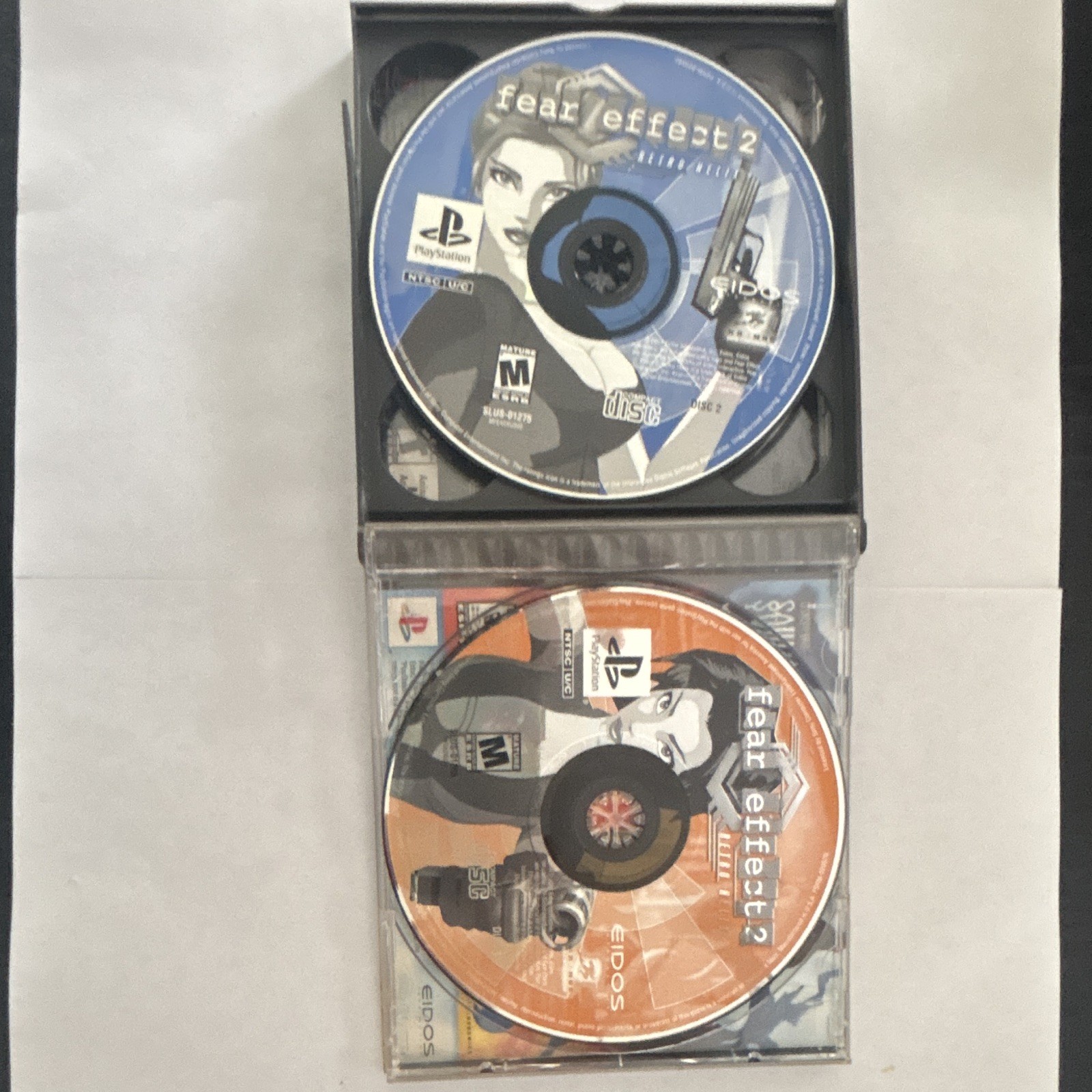 Eidos Interactive Fear Effect 2: Retro Helix PS1 Manual NTSC-U/C 2001 M