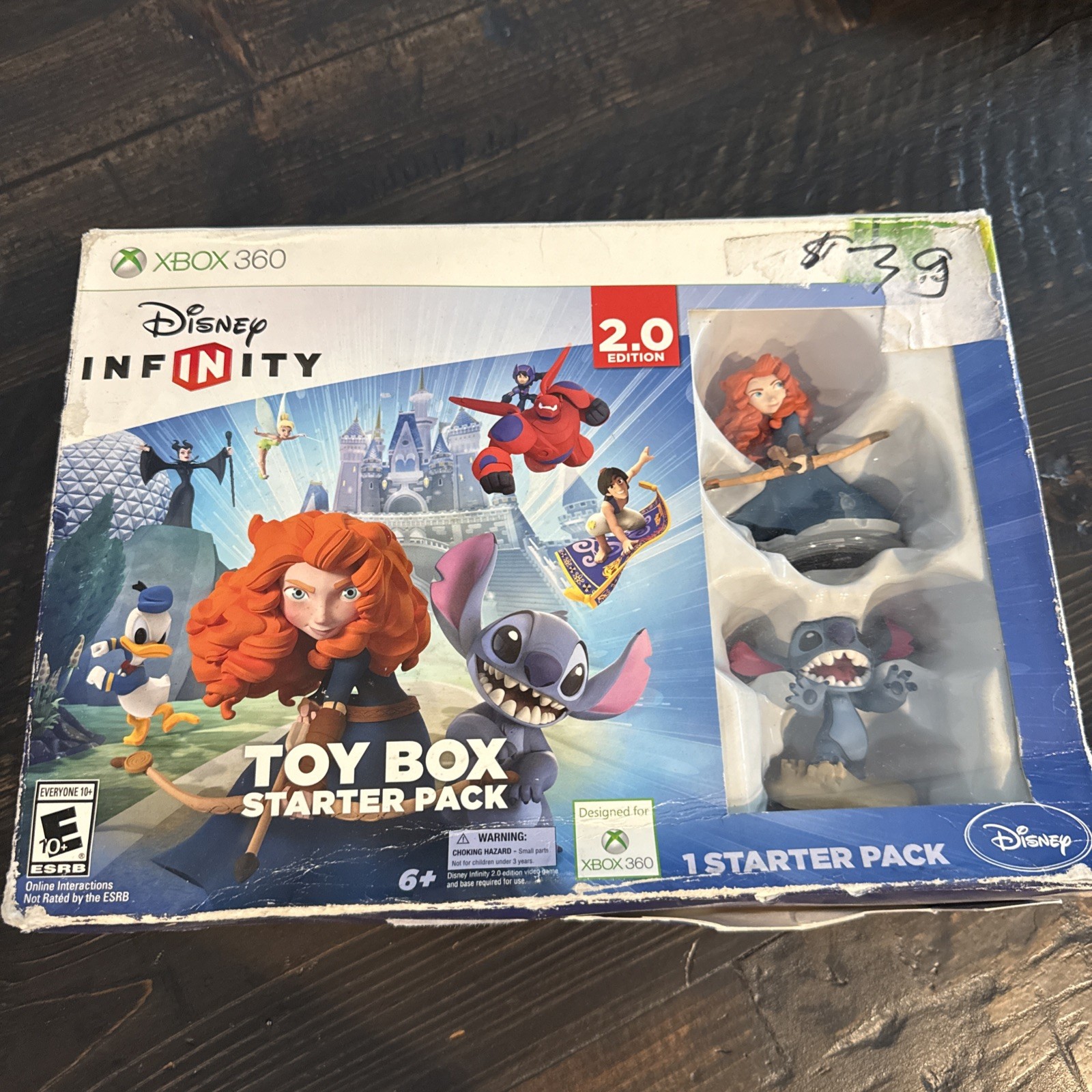 Disney Infinity Toy Box Starter Pack 2.0 Xbox 360 New Stitch Merida Brave