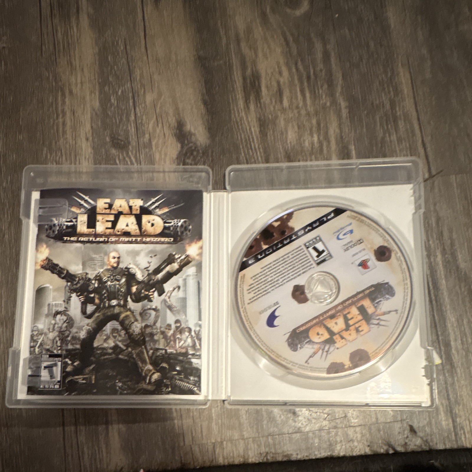 D3Publisher Eat Lead: The Return of Matt Hazard (PS3) T Shooter 2009 NTSC Manual