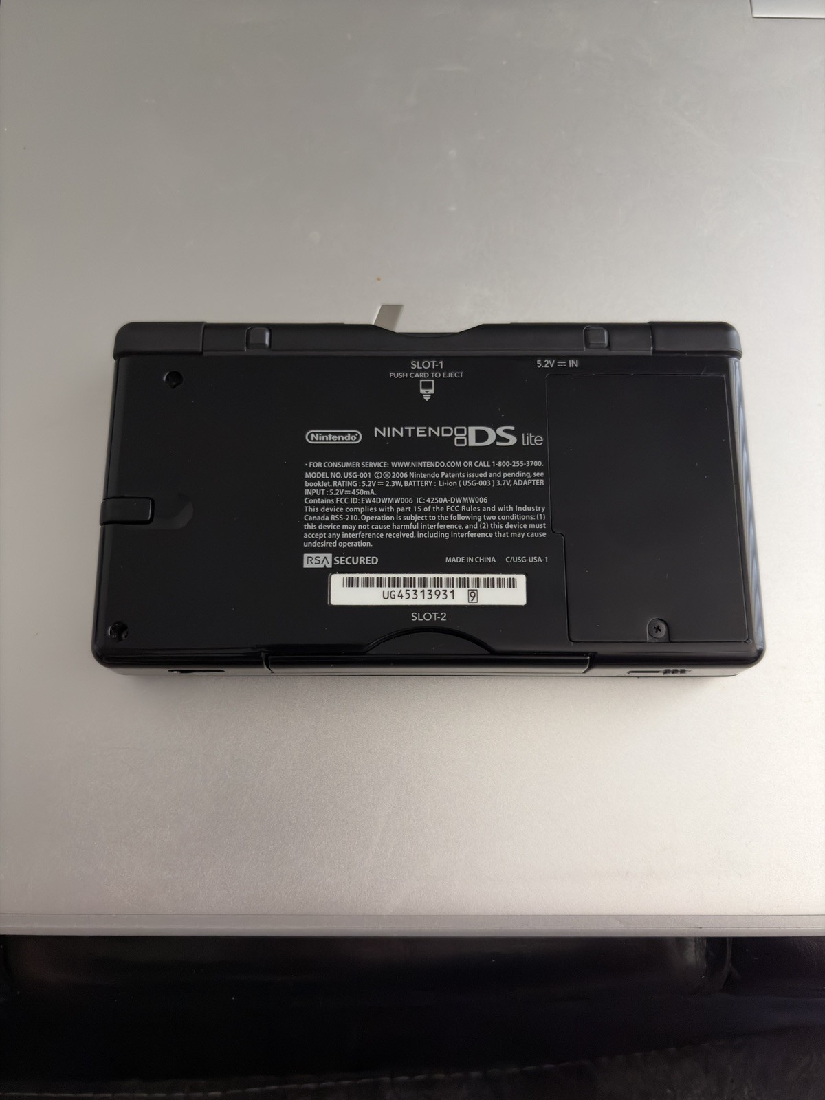 Nintendo DS Lite, Onyx, USG-001 – Complete in Box, Charger Included