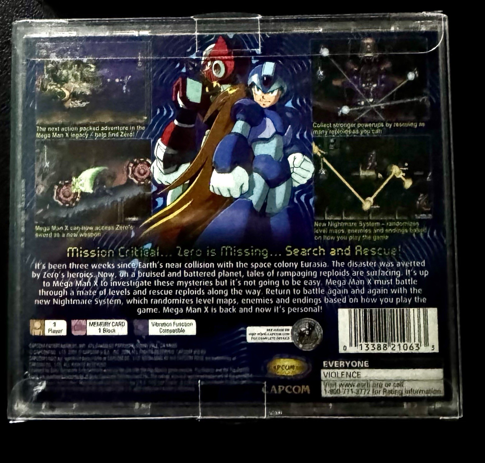 Sony PlayStation 1 PS1 Mega Man X6 Authentic Black Label Complete CIB
