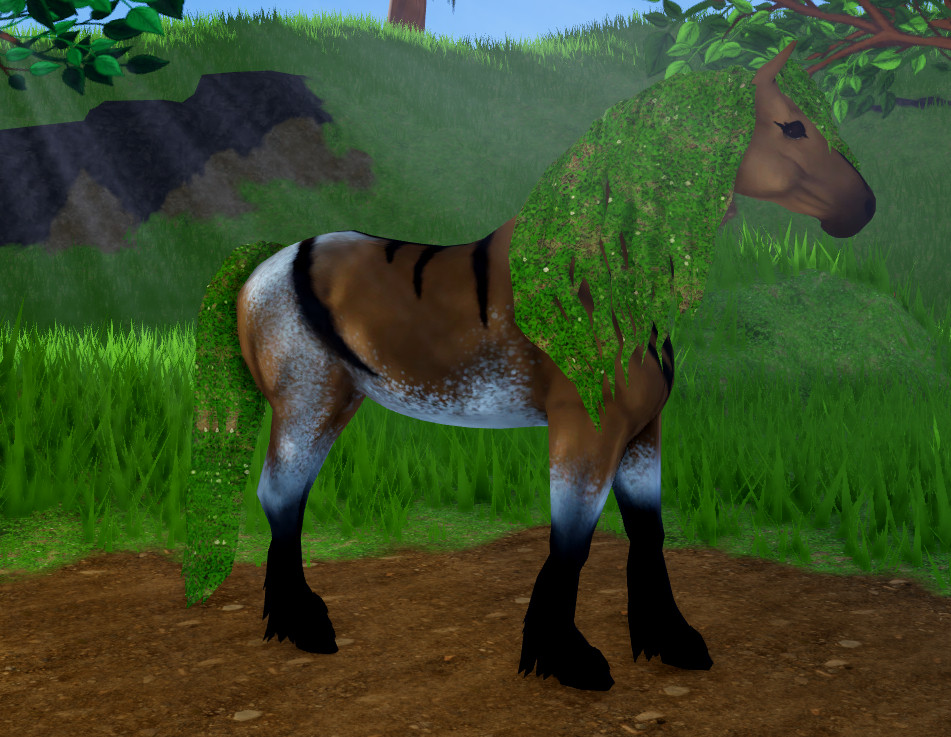 Mossy Dark Swallowtail Friesian HIGH EVENT IUH| Wild horse islands | Roblox