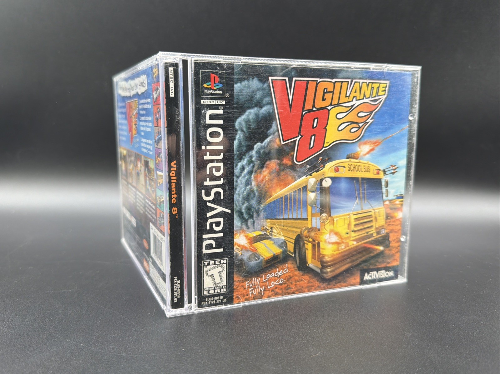 Vigilante 8 PS1 PlayStation 1 Complete CIB + Registration Card Black Label