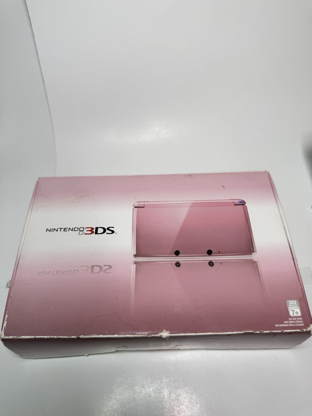 Nintendo 3DS Pink Handheld Console Wi-Fi, Headphone Jack, Box Dock Manual (READ)
