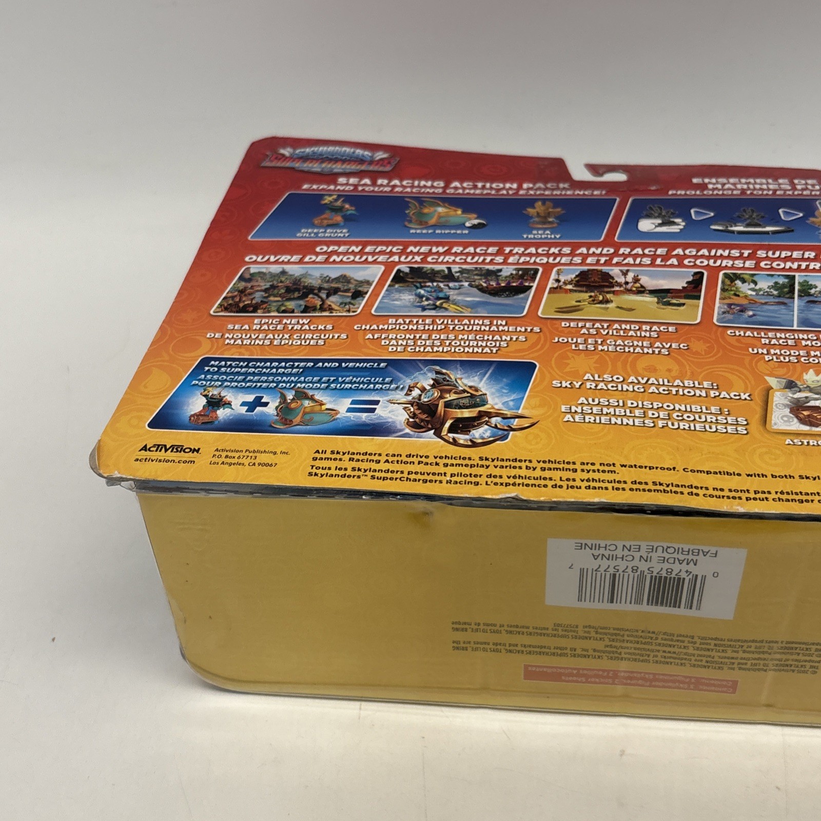 Skylanders Supercharger Sea Racing Action Pack Gill Grunt Sea Trophy Reef Ripper