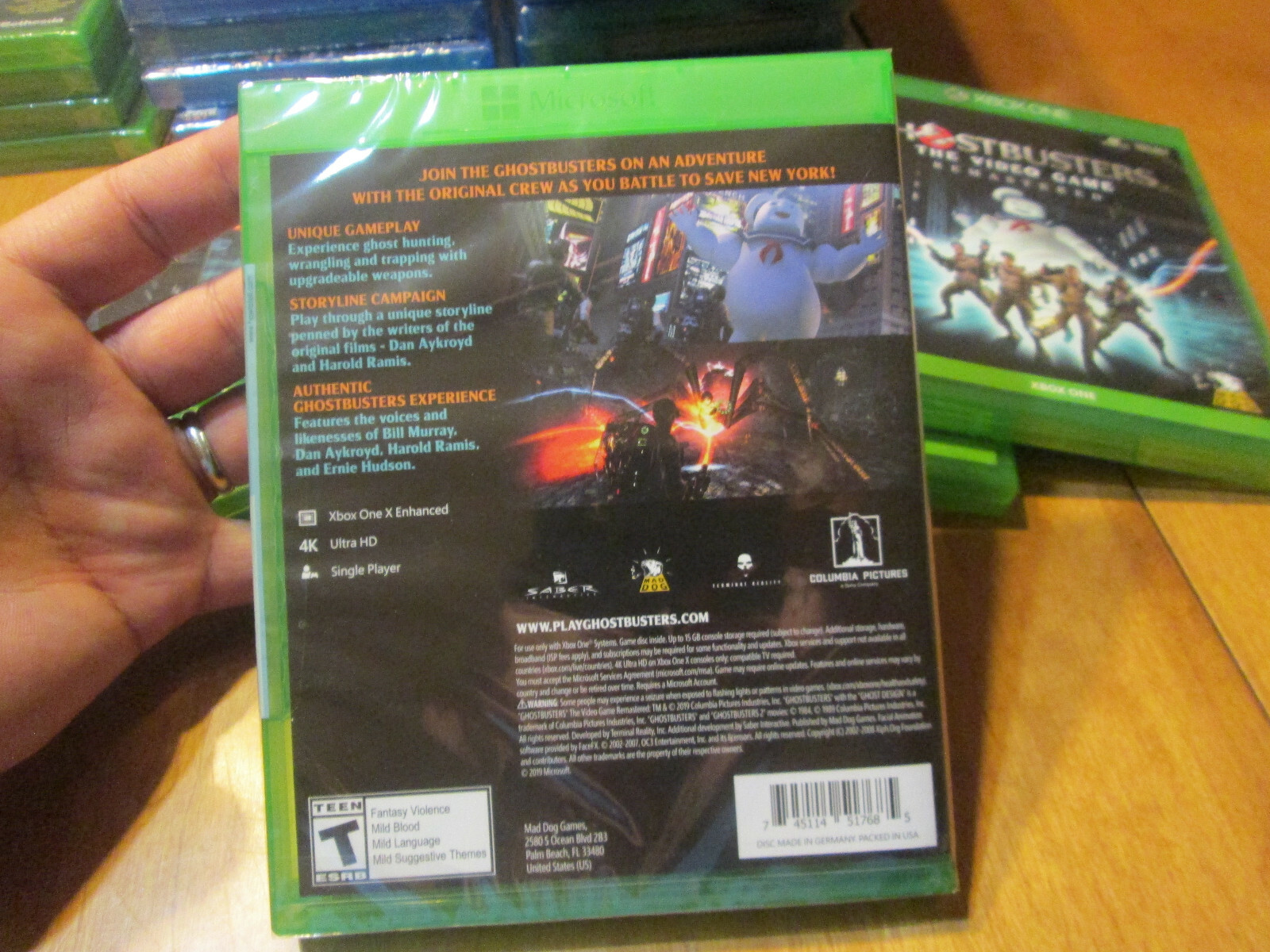 GHOSTBUSTERS THE VIDEO GAME REMASTERED XBOX ONE US EDITION NEW FACTORY SEALED