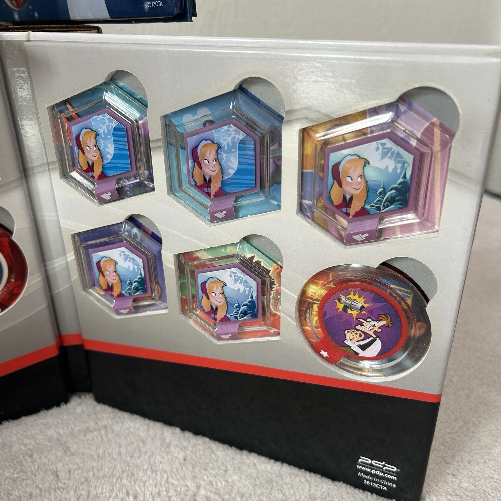 Disney Infinity Originals Power Disc Album Book Storage Case 3 Discs