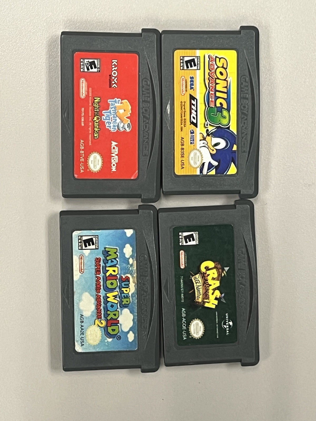 Nintendo Game Boy Advance Assorted Games Lot of 4 (READ DESCRIPTION) SUPER MARIO