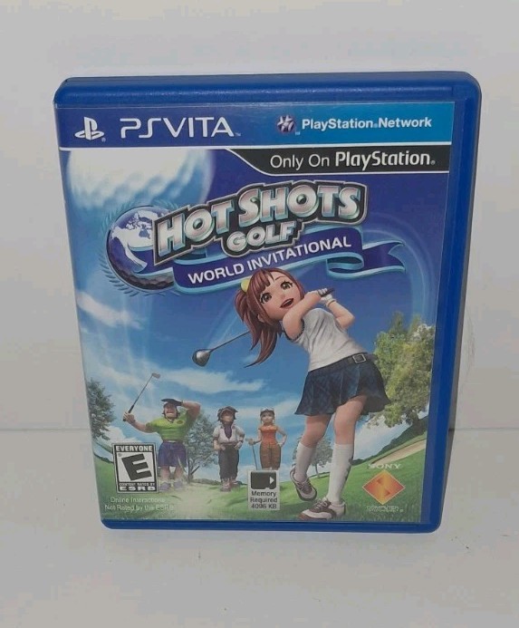 Hot Shots Golf World Invitational PS Vita – Mint Condition – Tested Working