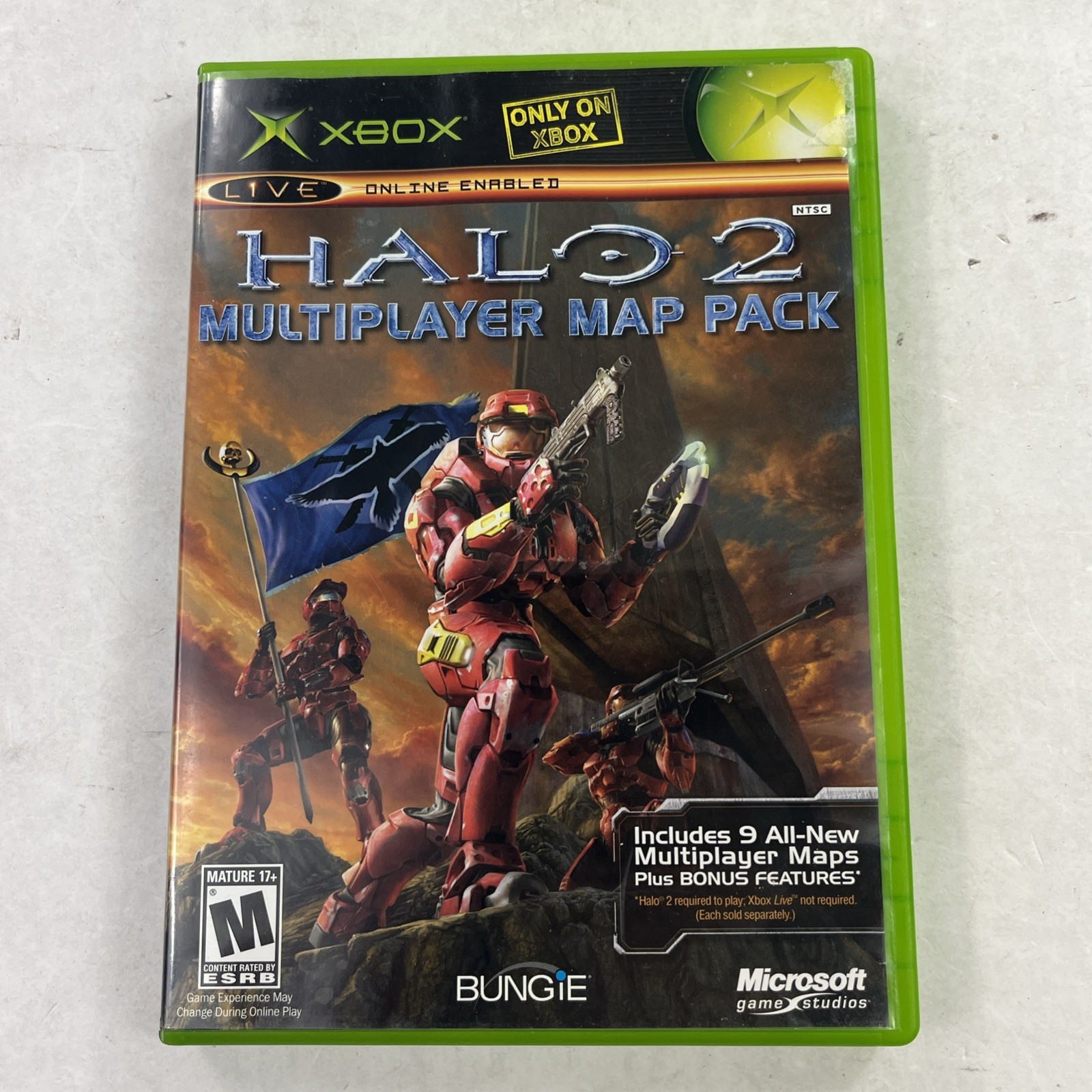 Halo 2 Multiplayer Map Pack (Original Xbox) CIB COMPLETE With Manual
