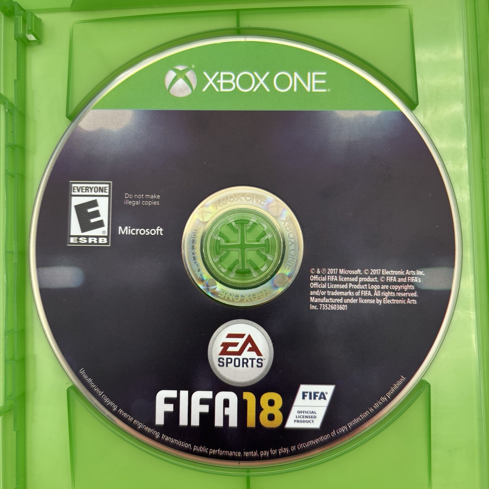 FIFA 18 Ronaldo Edition Microsoft Xbox One Video Game Sports Soccer Football