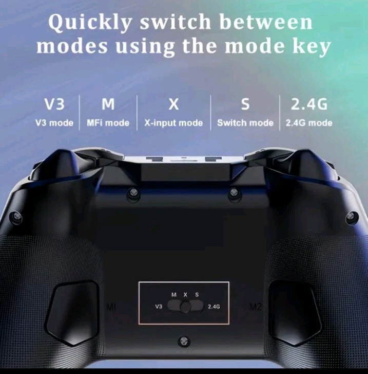 G7 Turbo Joystick Game Controller, 3 Connection Android Switch PC PS4 IOS