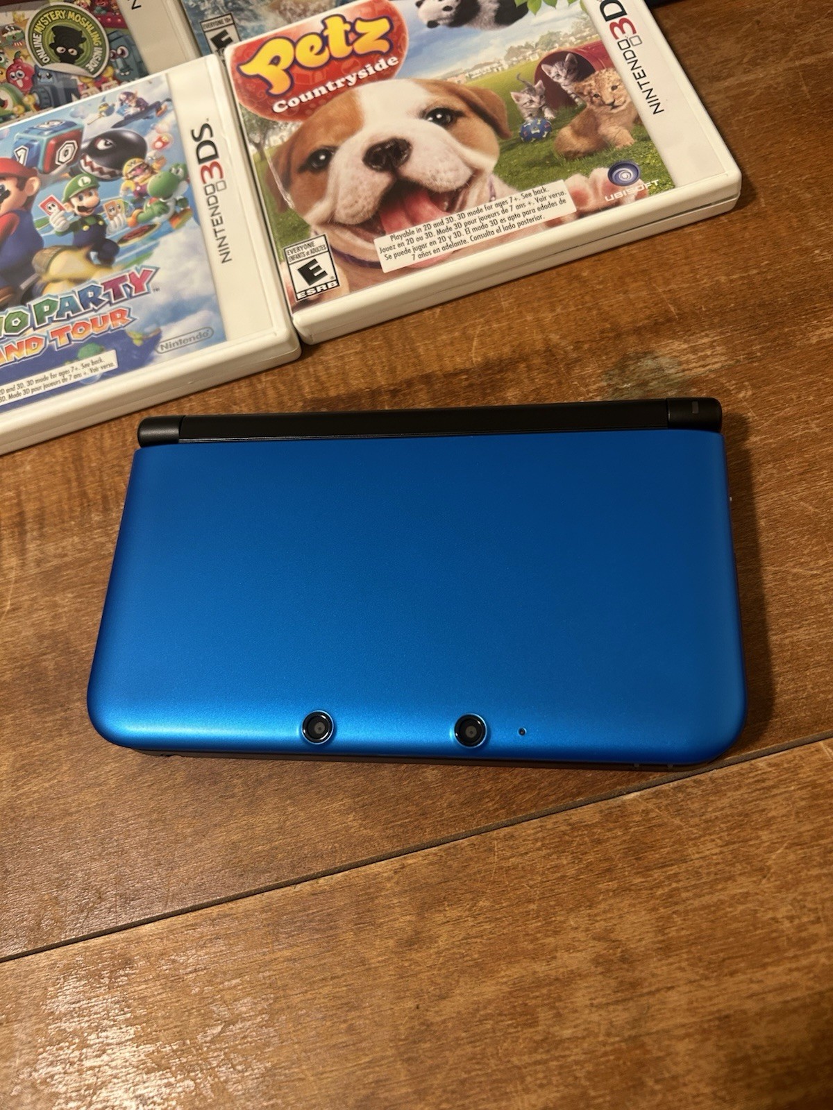 Nintendo 3DS XL Blue/Black Handheld Console Bundle