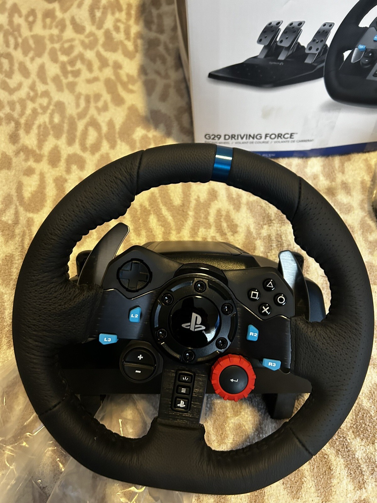 Logitech G29 Driving Force Racing Wheel – Black (941-000110)