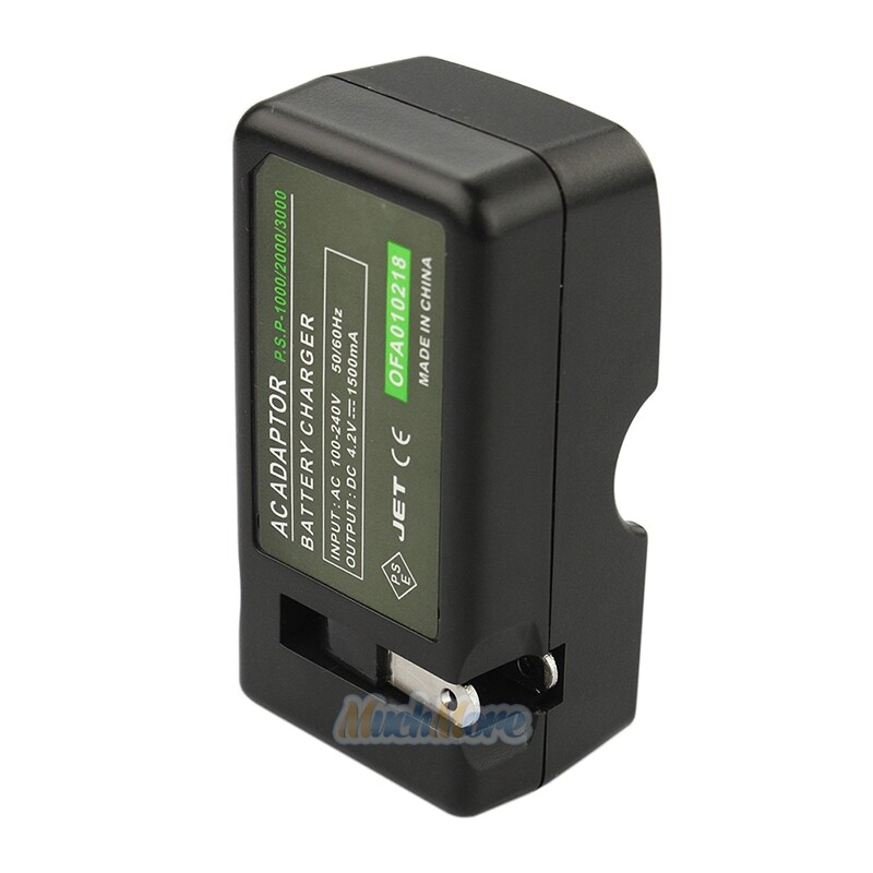 New 1200mAh 3600mAH BATTERY PACK FOR PSP 2000/2001/3000/3001/3003 & WALL Charger