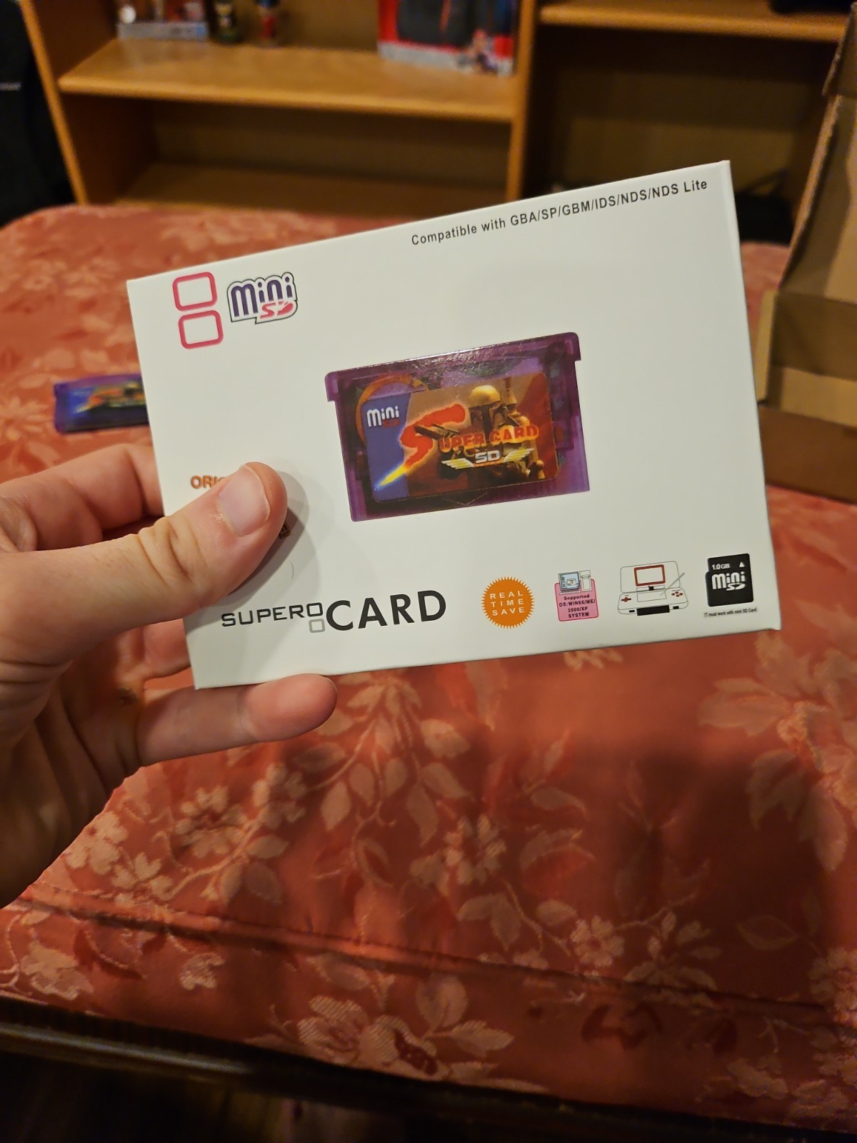 Nintendo Game Boy Advance – SuperCard Micro SD Purple Expansion Pack