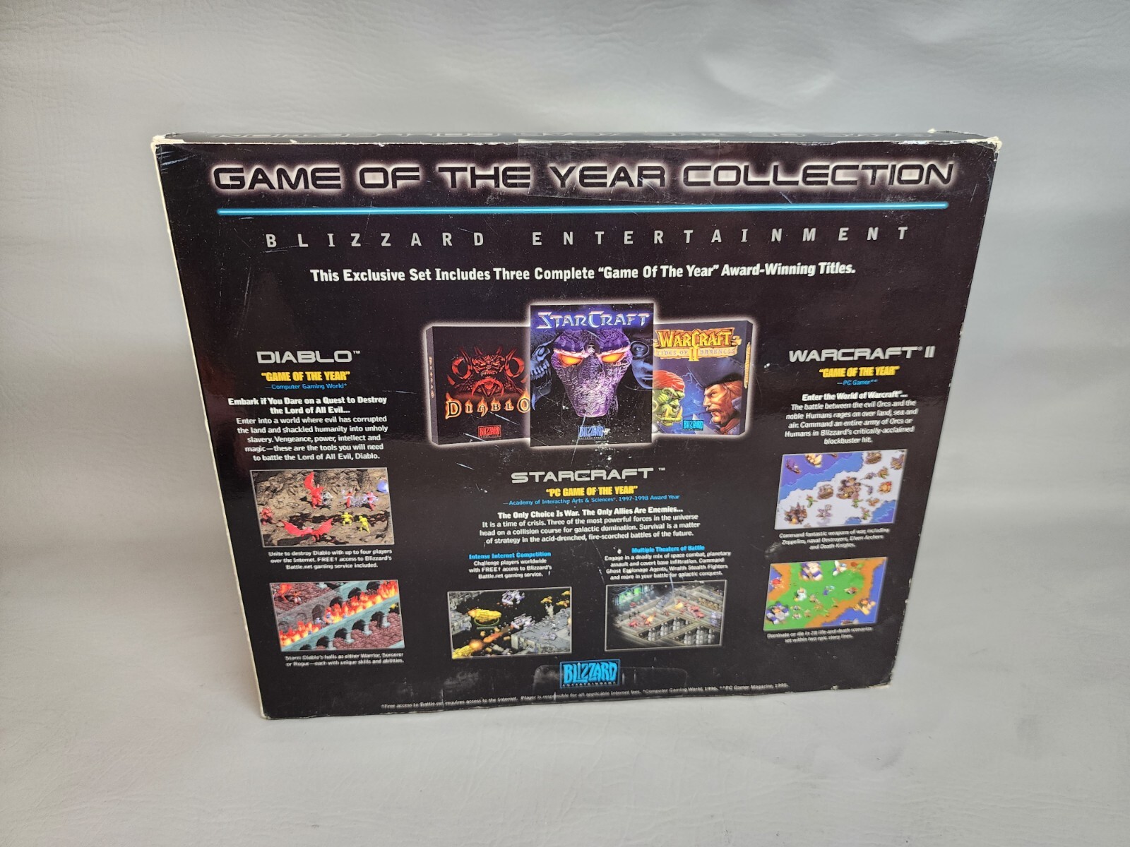 (Sealed New) – Blizzard Entertainment Game of the Year Collection (1998)