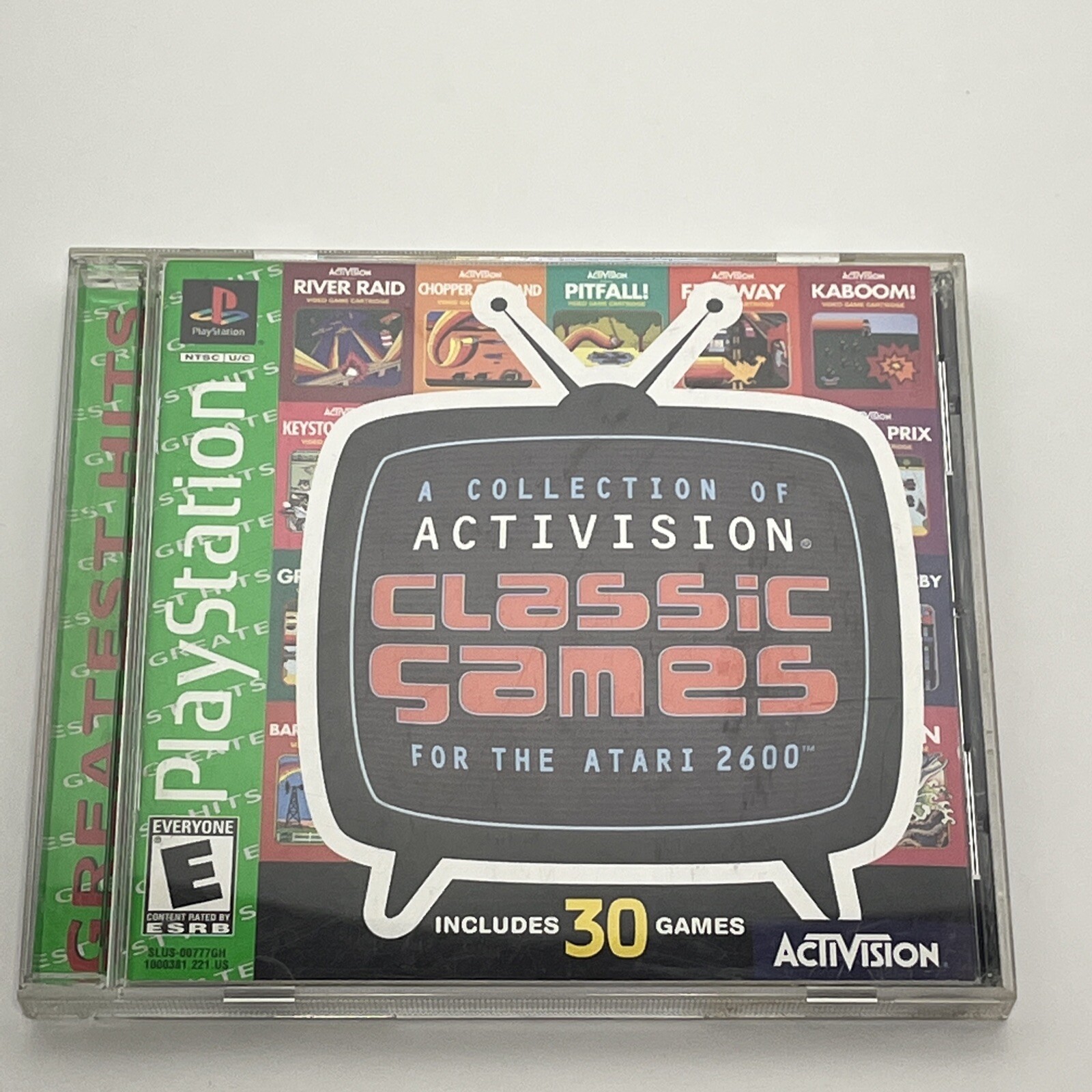 Activision Atari Classics (Sony PlayStation 1, 1998) PS1 Disk with Case + Manual