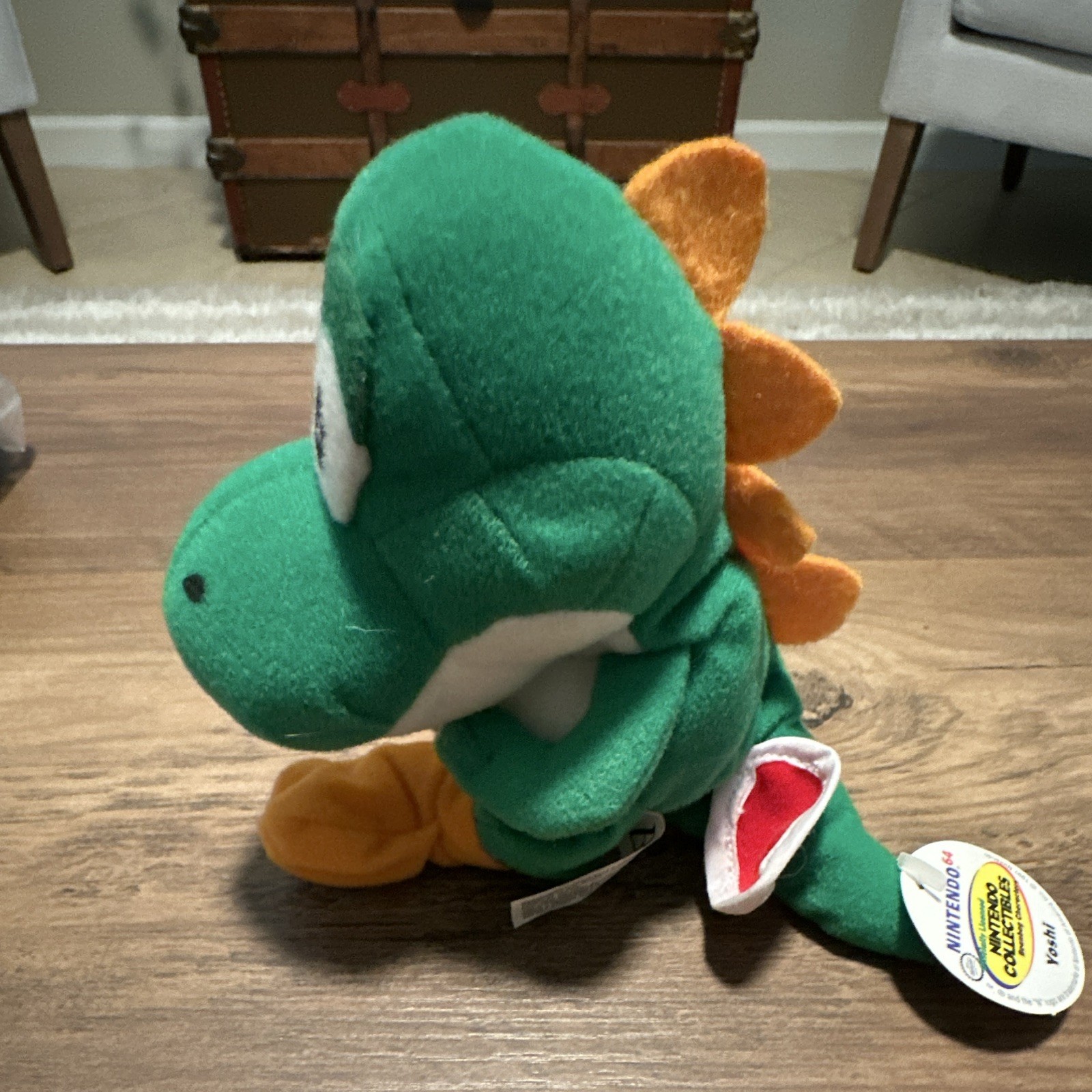 Nintendo 64 Yoshi Beanbag Plush Doll, Surface Washable, 1997