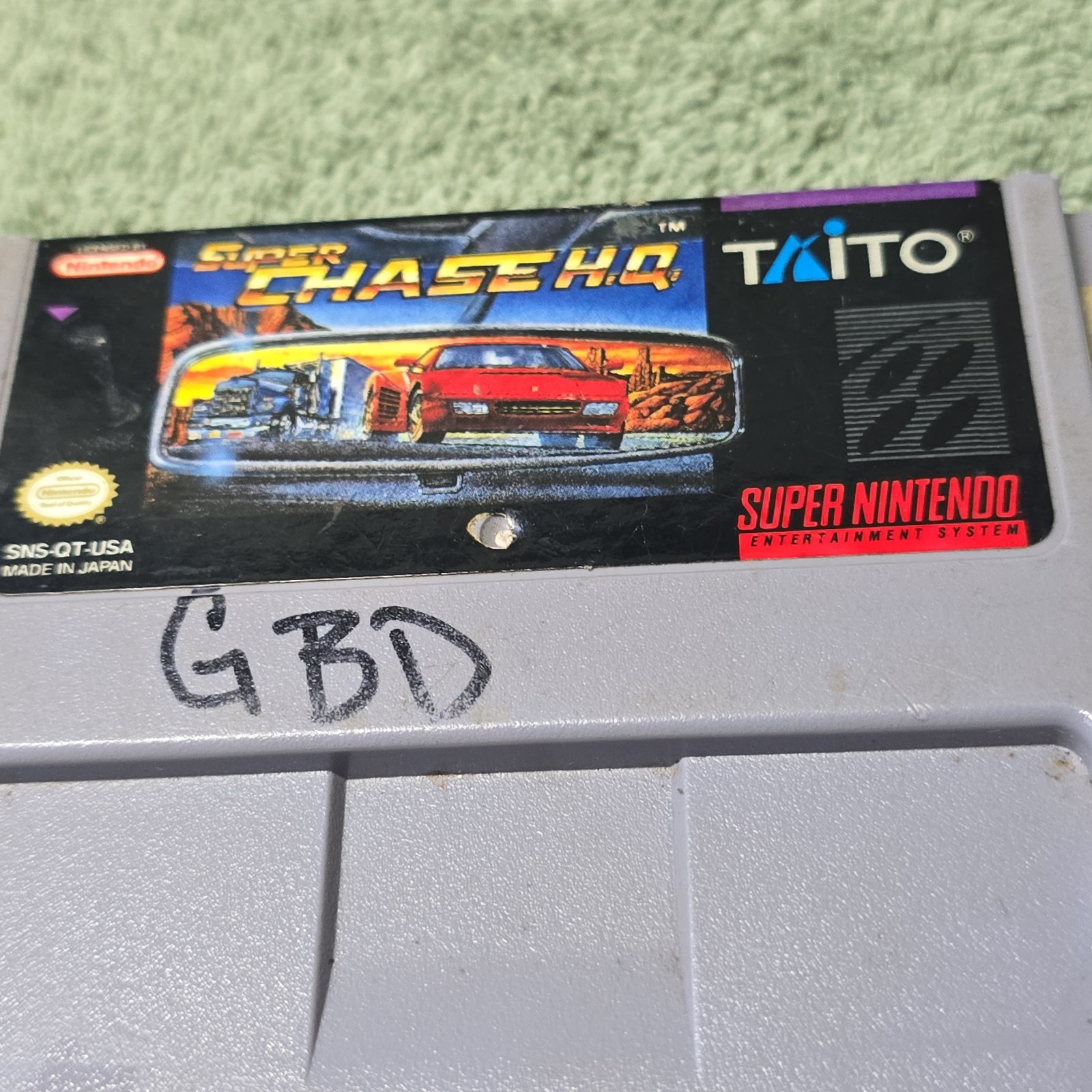 Super Chase H.Q HQ (Super Nintendo SNES, 1993) Authentic