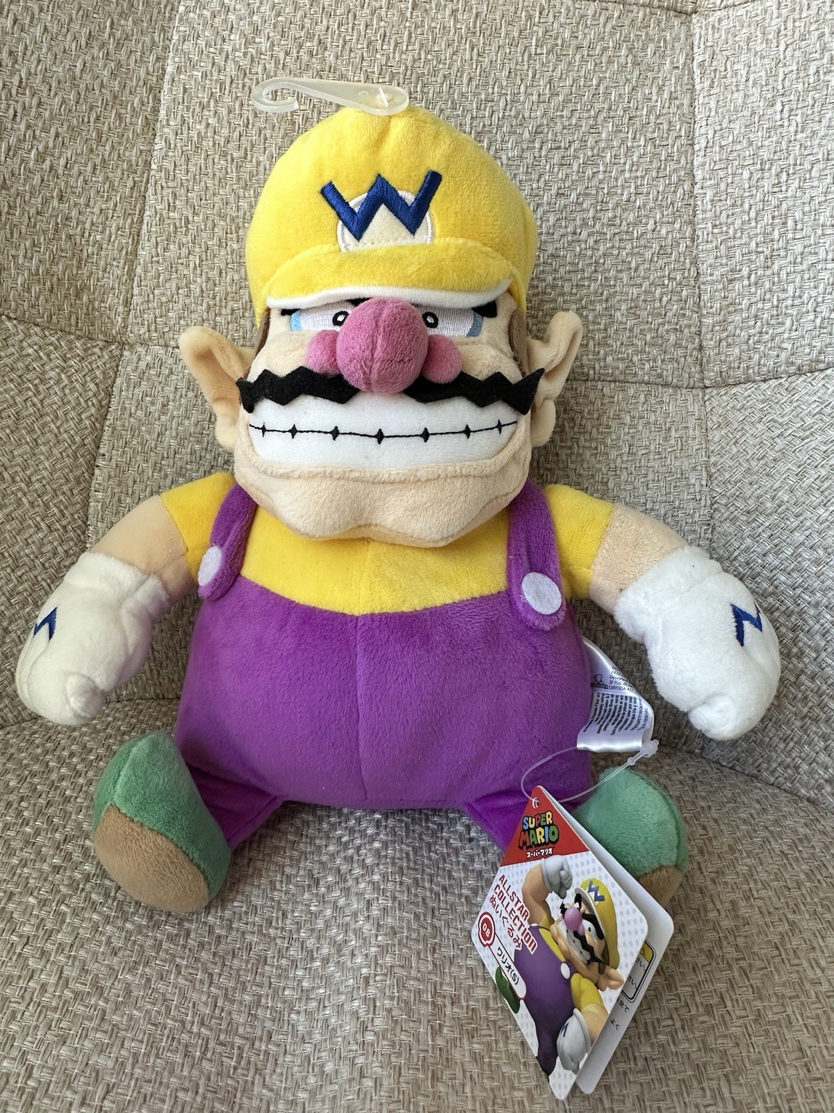 Official Licensed Super Mario Series Wario 10″ Plush Mario Kart Wario Plush