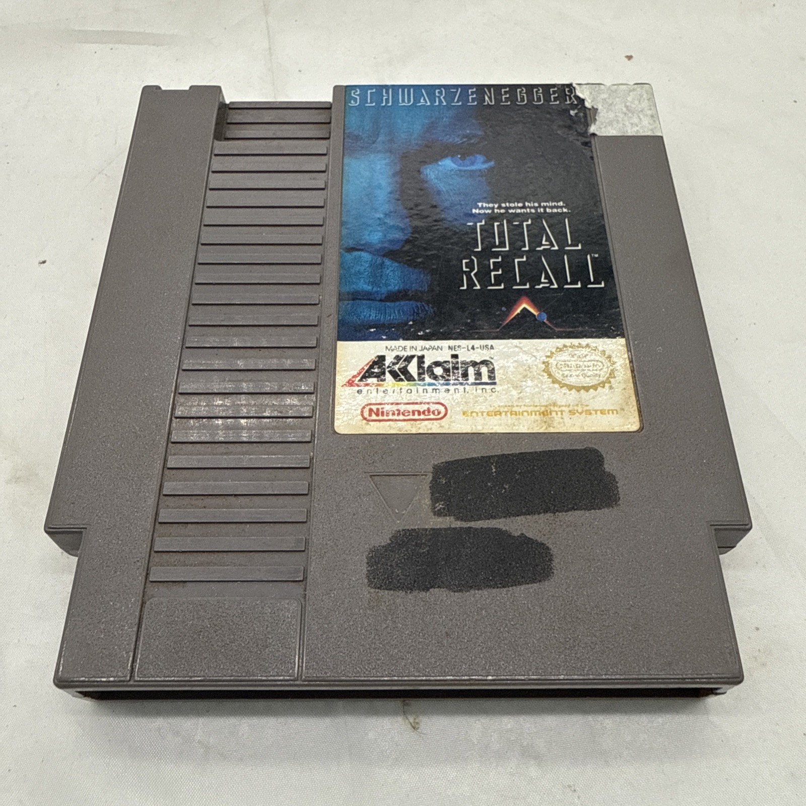 Total Recall Nintendo NES Video Game Cartridge Only Tested & Working Clean Pins