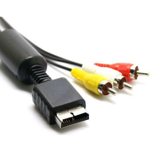 New 6 Feet RCA AV Audio Video Composite Cable Cord for Sony PS1 PS2 PS3 PS3 Slim