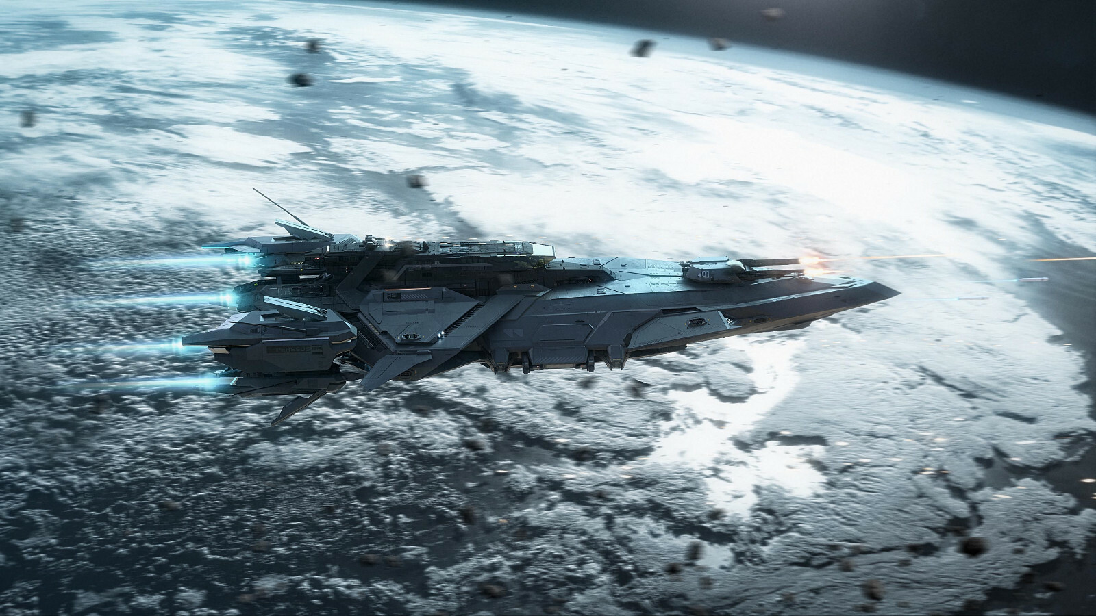 Star Citizen (PC, 2015) Carrack to Perseus upgrade